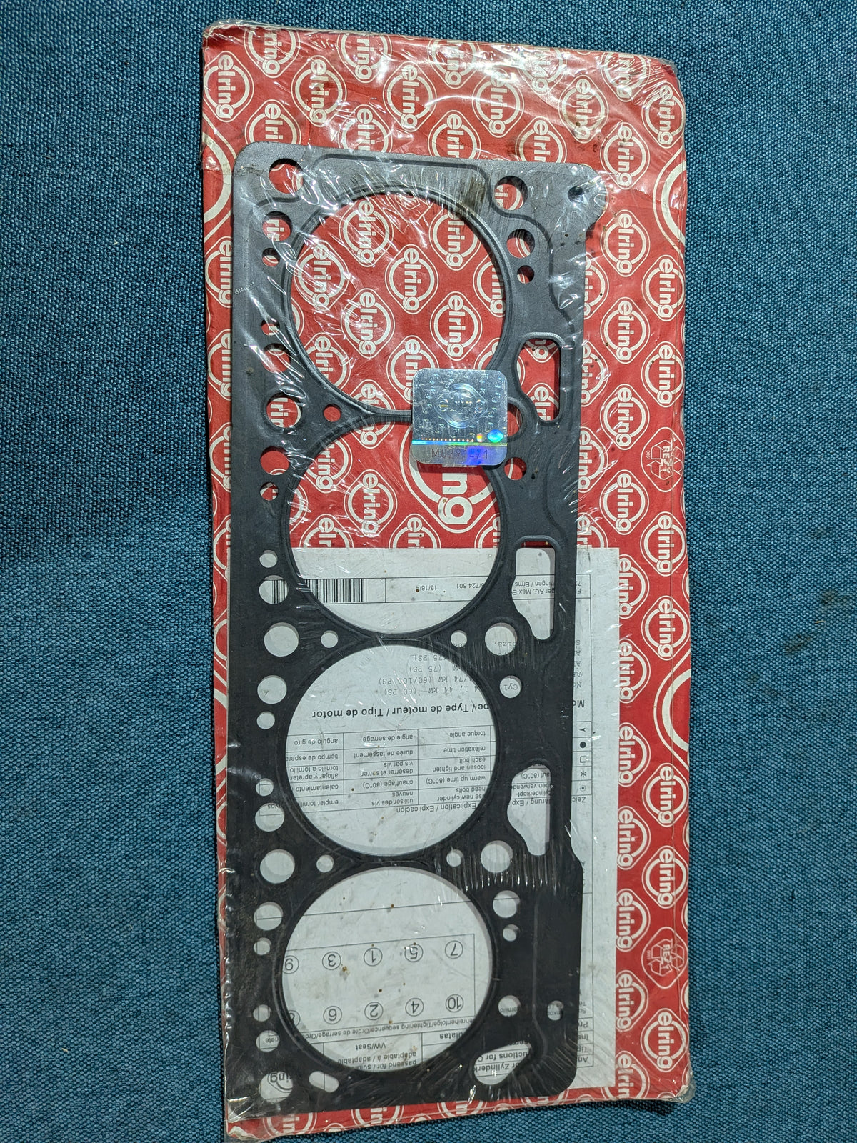 Cylinder Head Gasket Elring 621082 Polo 6N/Golf 3/Vento/Caddy 2 9KV 030103383H NOS/New F10
