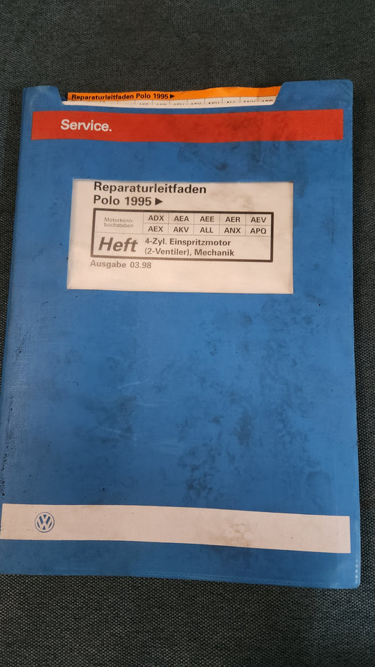 Polo 6N ADX AEA AEE AER AEV AEX AKV ALL ANX APQ Motor Reparaturleitfaden Werkstattbuch