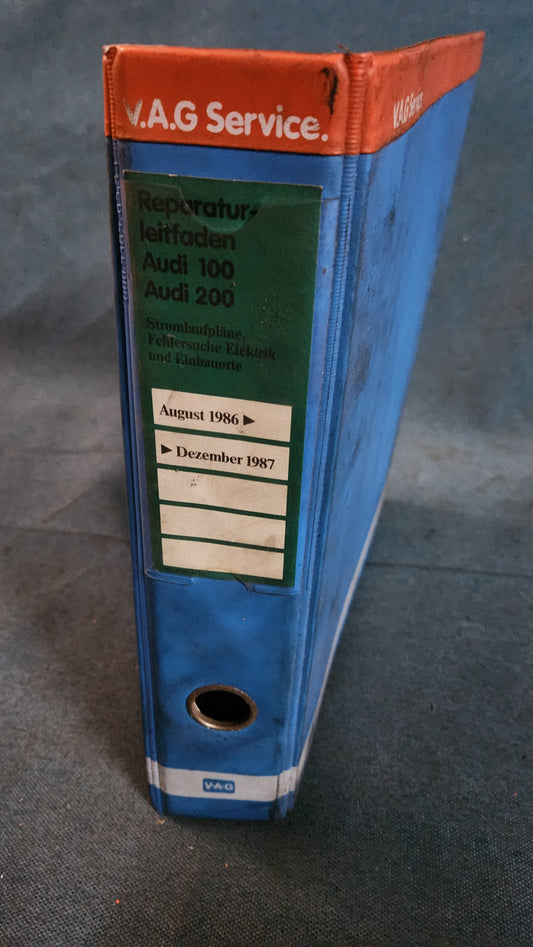 Audi 100/200 C3 Stromlaufpläne Werkstattbuch Reparaturleitfaden