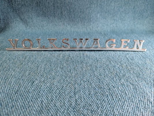 Volkswagen logo emblem krom T1/T2 bus/Type 3 311853687 brugt B10