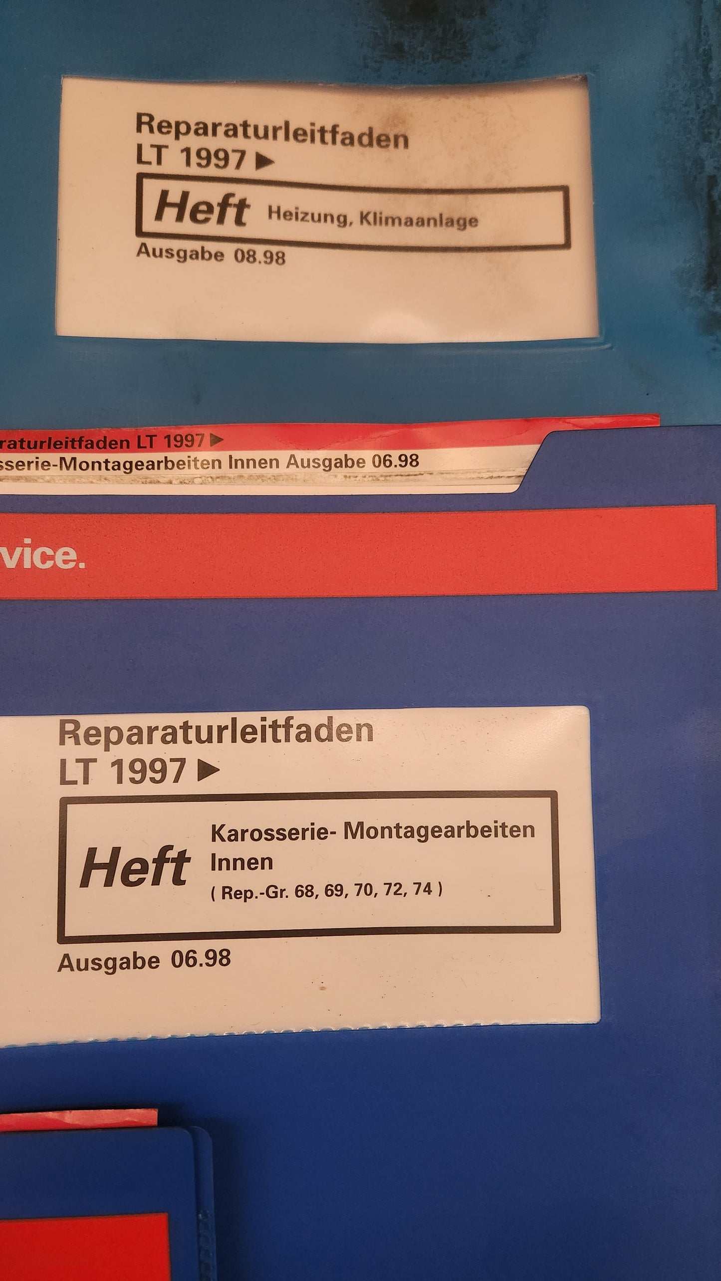 LT2 D Reparaturleitfaden Werkstattbuch