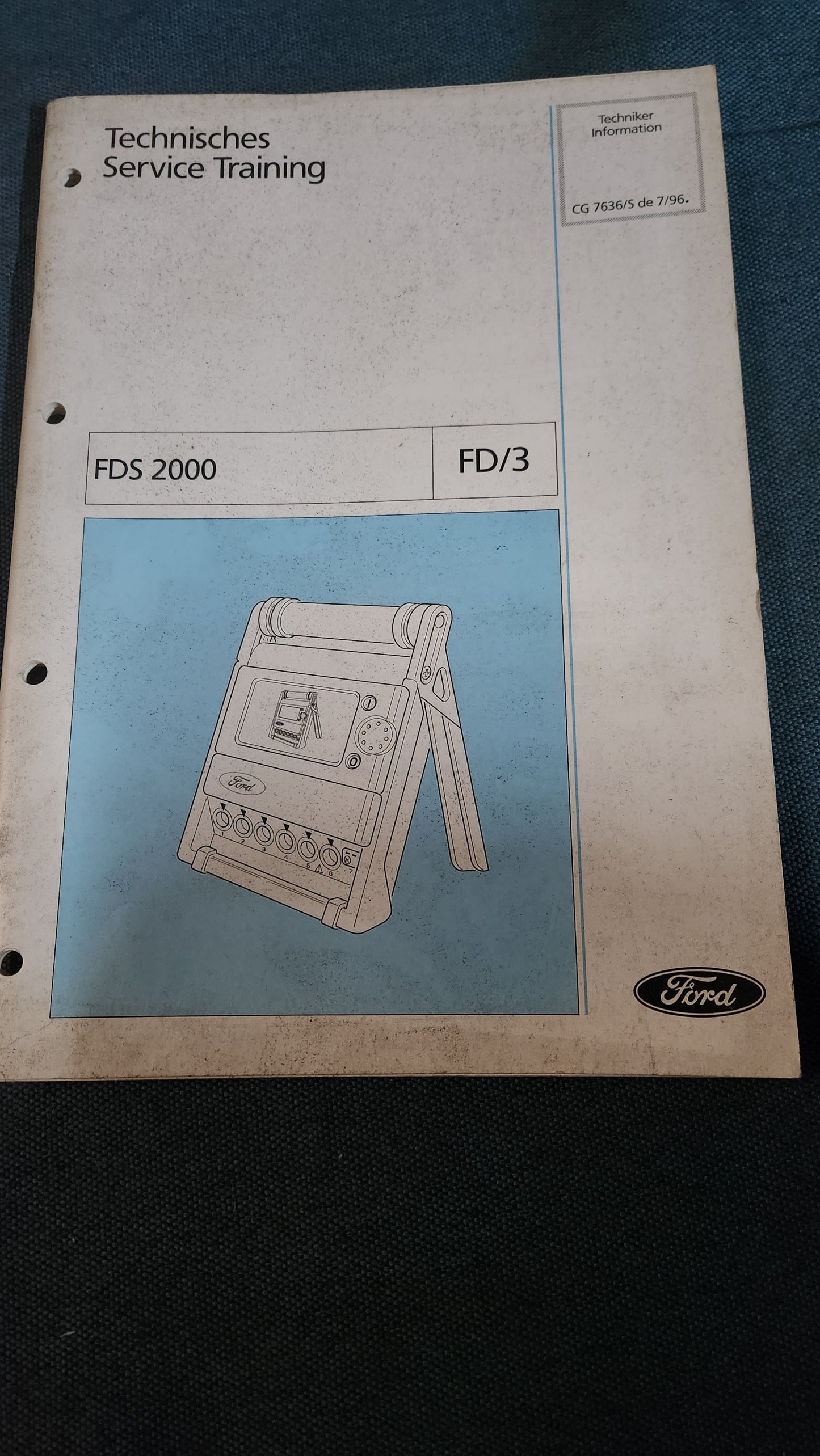 FDS 2000 Technical Service Training Workshop Manual Ford