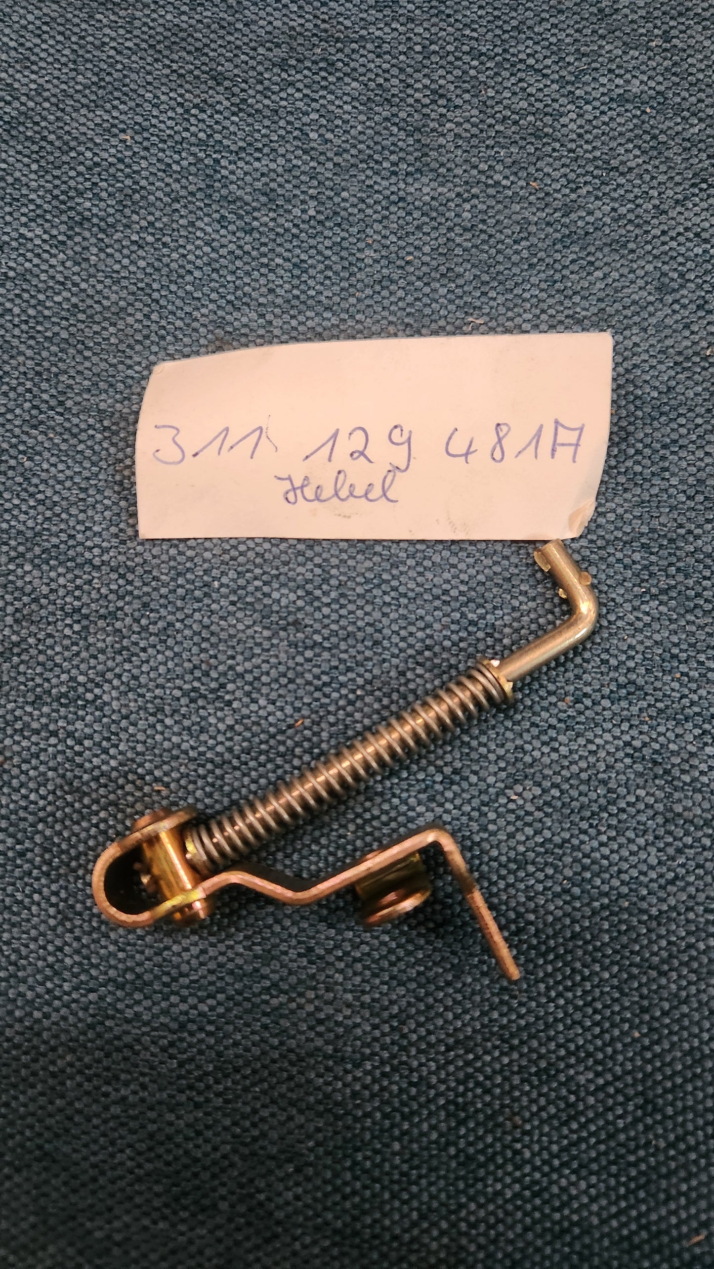 VW Käfer T2 Typ 3 Verbindungsstange Pumpendeckel Vergaser Solex 311129481A Nos S5