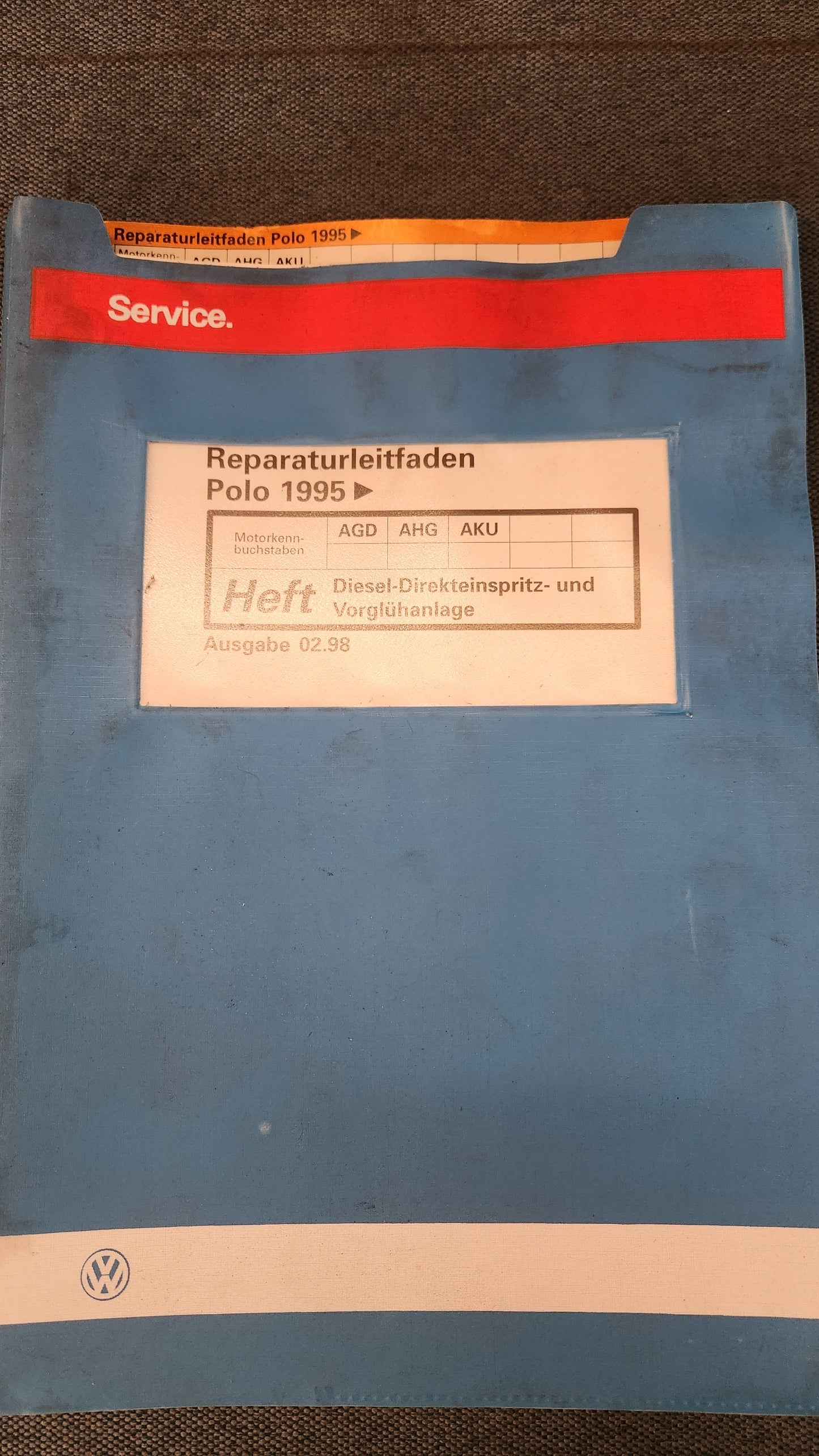 Polo 6N AGD AHG AKU Motor Reparaturleitfaden Werkstattbuch
