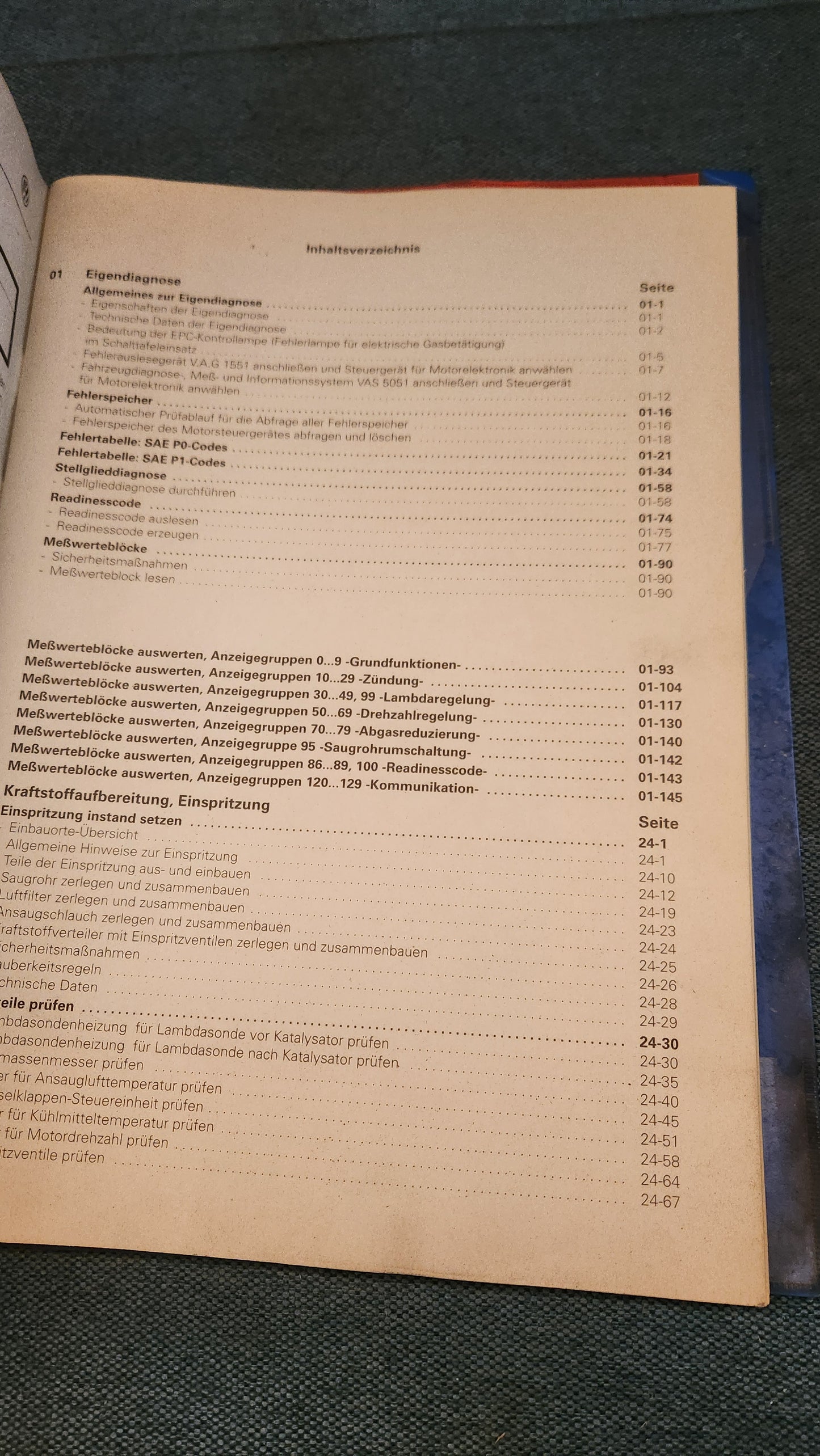 Passat 3B/BG ANA Reparaturleitfaden Werkstattbuch