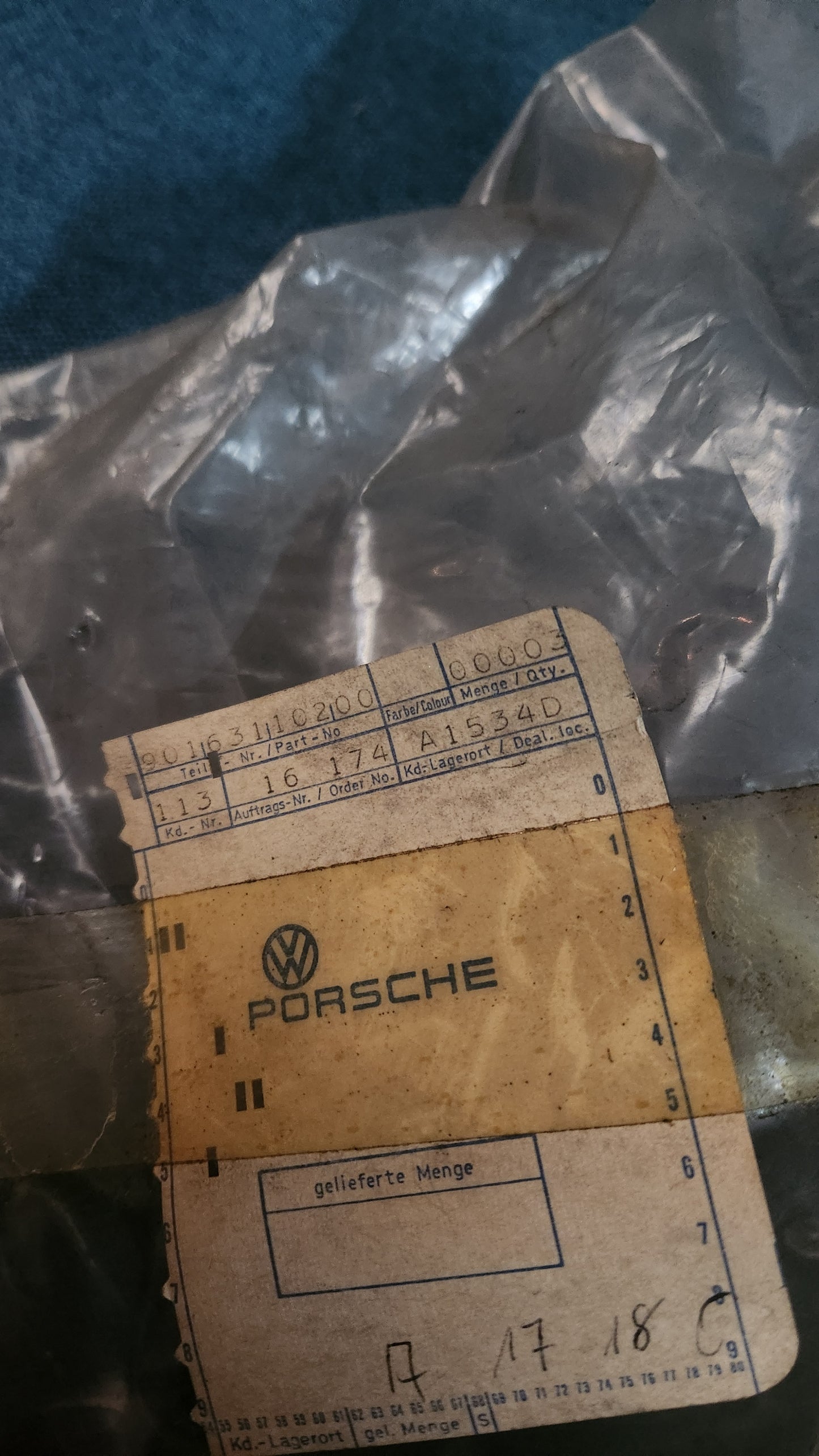 Porsche 911 Scheinwerferabdeckung Chrom Scheinwerferring 90163110200 Nos E8