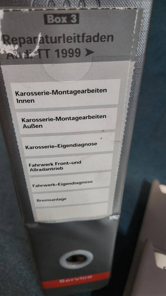 Audi TT 8N Reparaturleitfaden Werkstattbuch