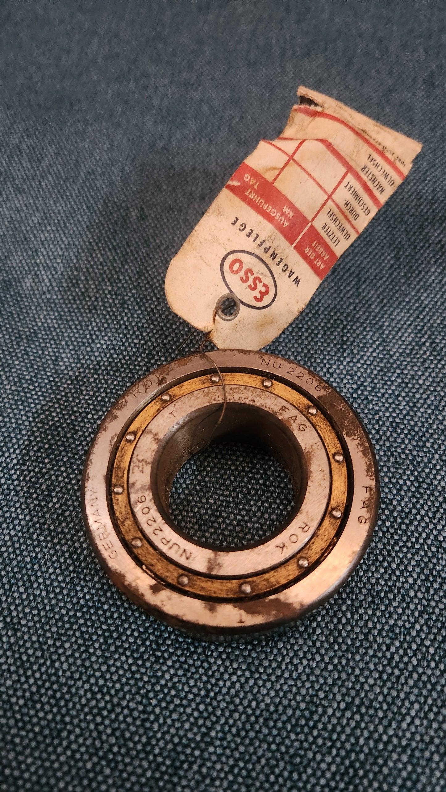 Federbeinlager Zylinderrollenlager  Porsche 356  90011000200 Nos J5