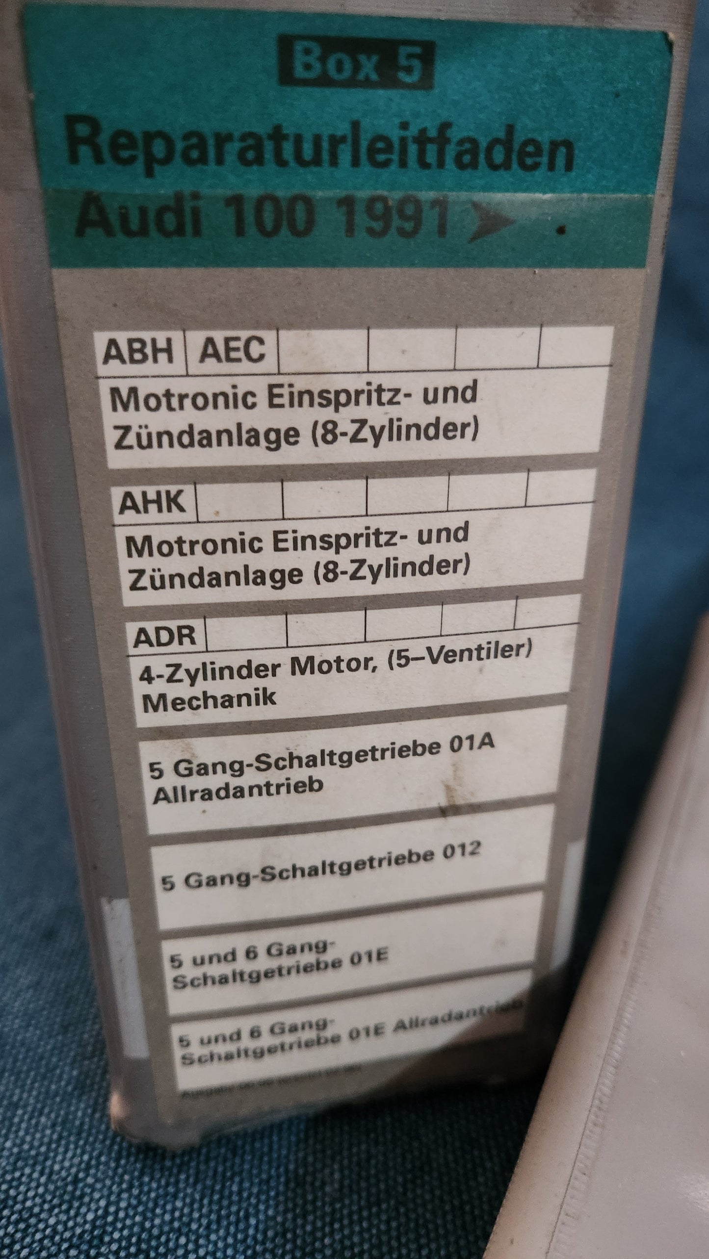 Audi 100 C4 Repair Manual Workshop Manual Z3