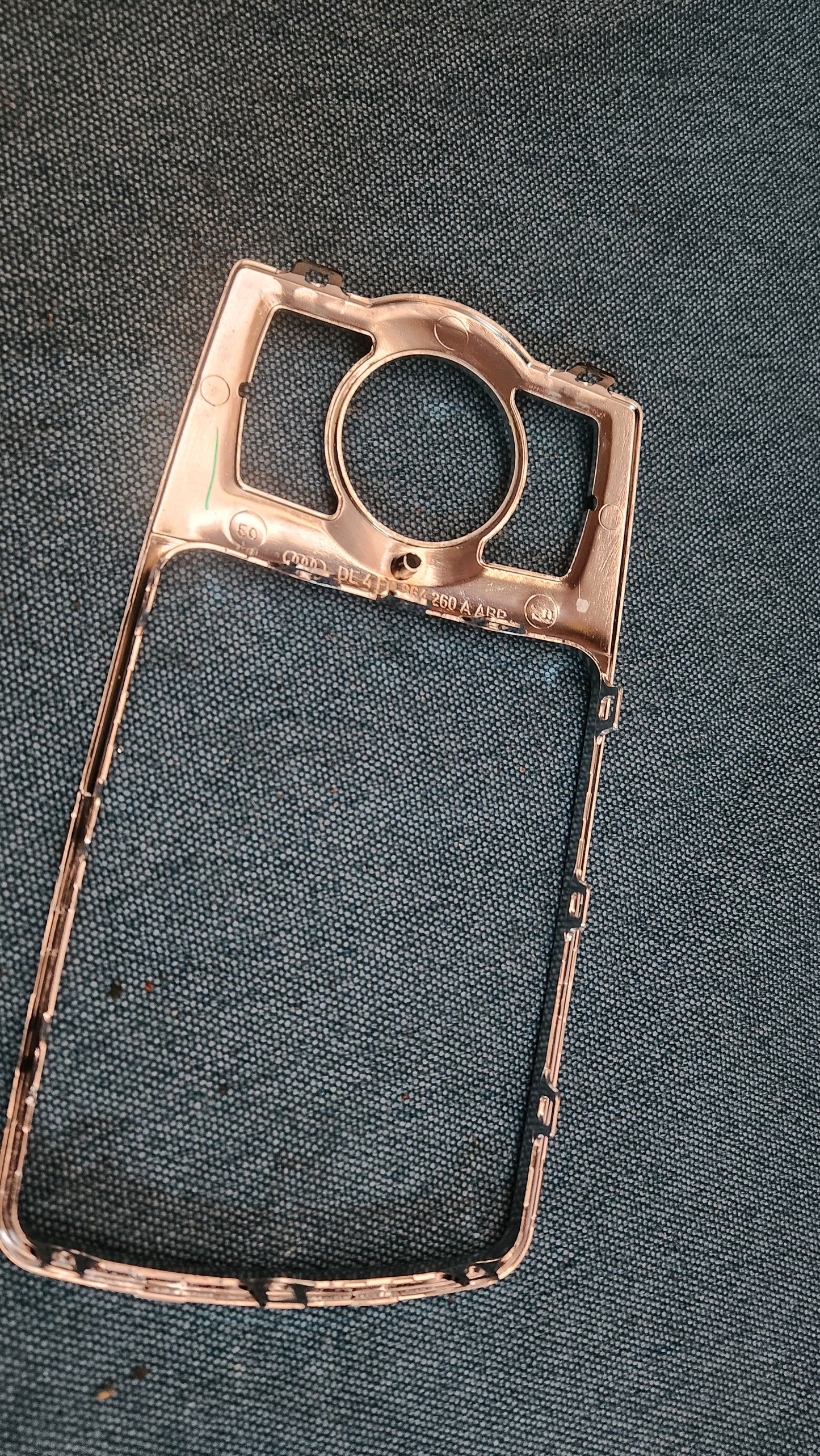 Audi A6 C6 4F Schaltkulisse Abdeckung Chrom 4F0864260A Gebraucht D7