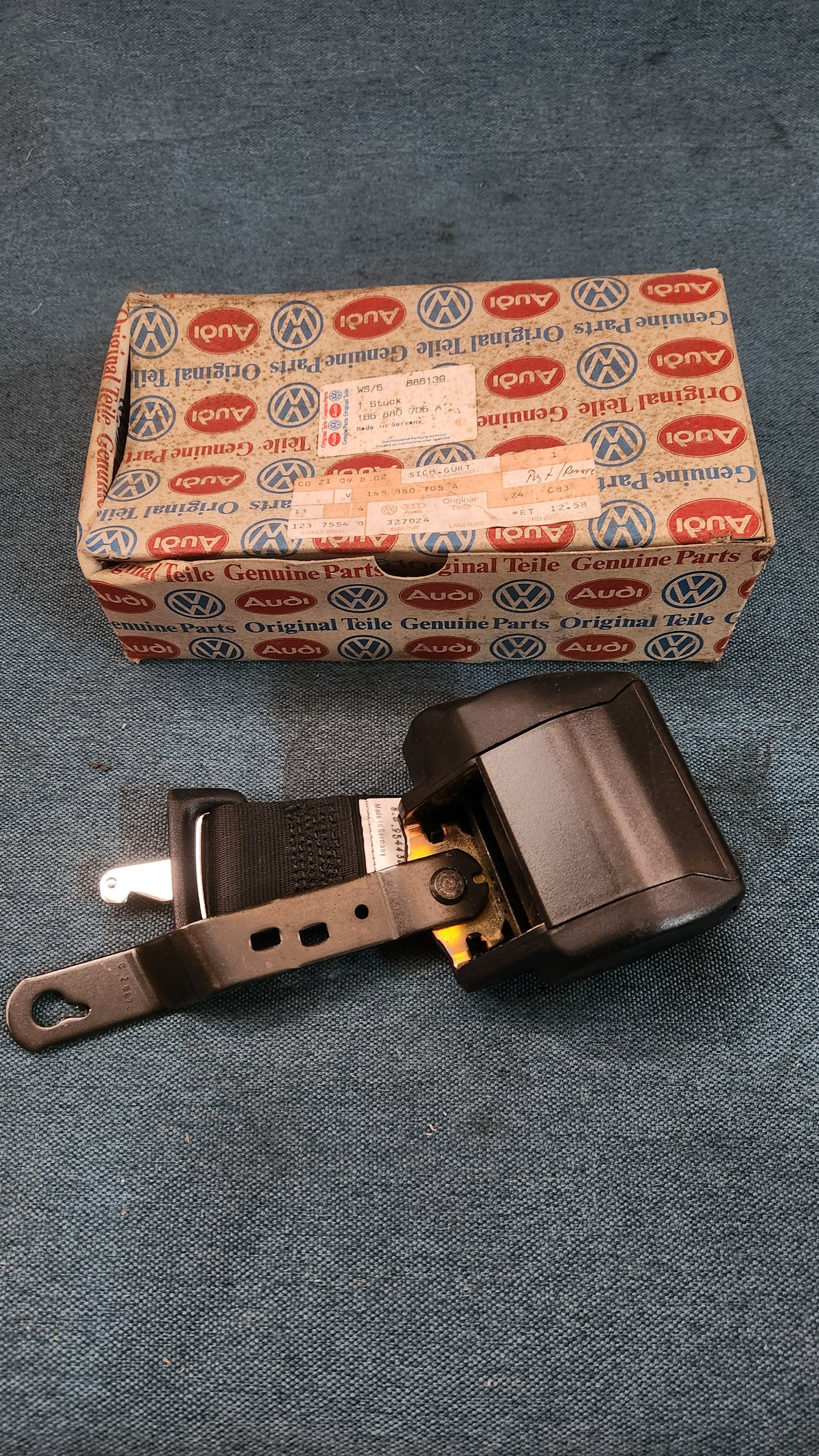 US Post Golf Gurt Golf 1/2 Jetta 1/2 165880705A Nos F5