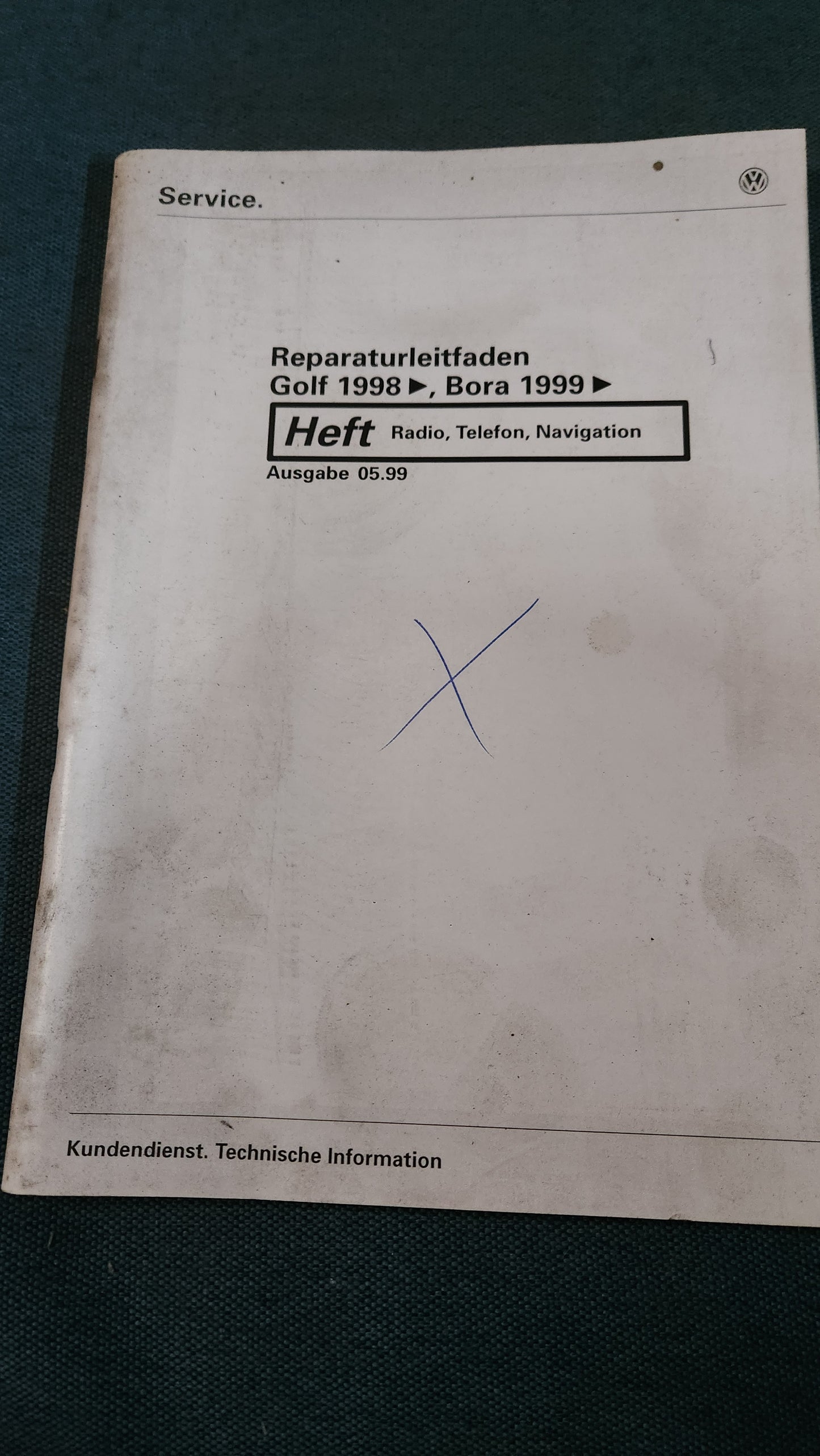 Golf 4 Bora Radio Telefon Navigation Reparaturleitfaden Werkstattbuch