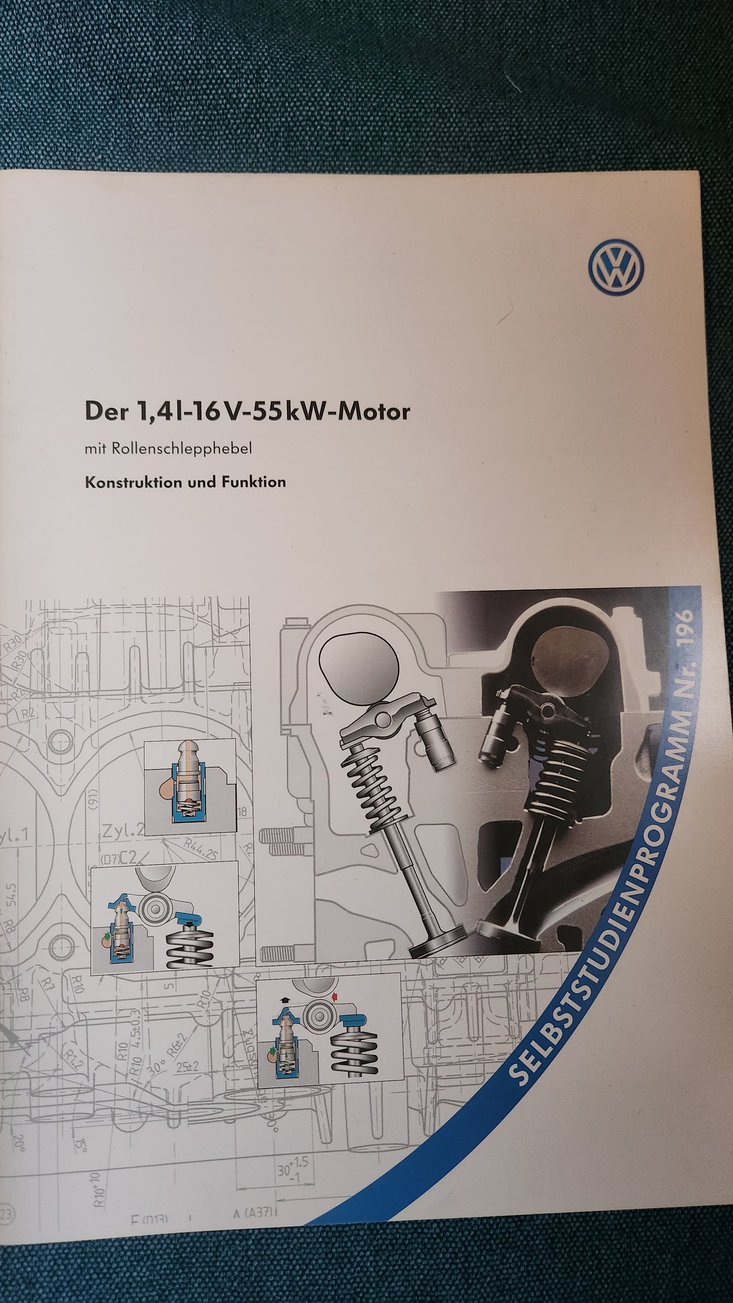 The 1.4L 16V 55KW engine with roller rocker arms Self-study program no. 196 Workshop manual Repair guide