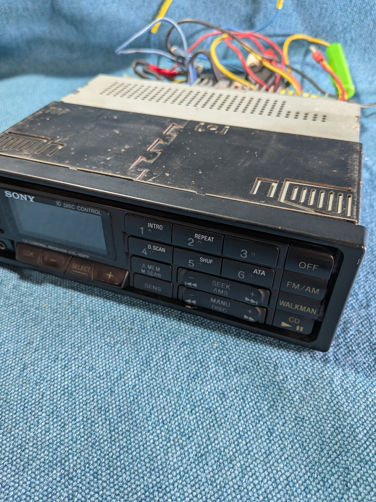 Radio Sony XTC-102FP Disc Control Used E11