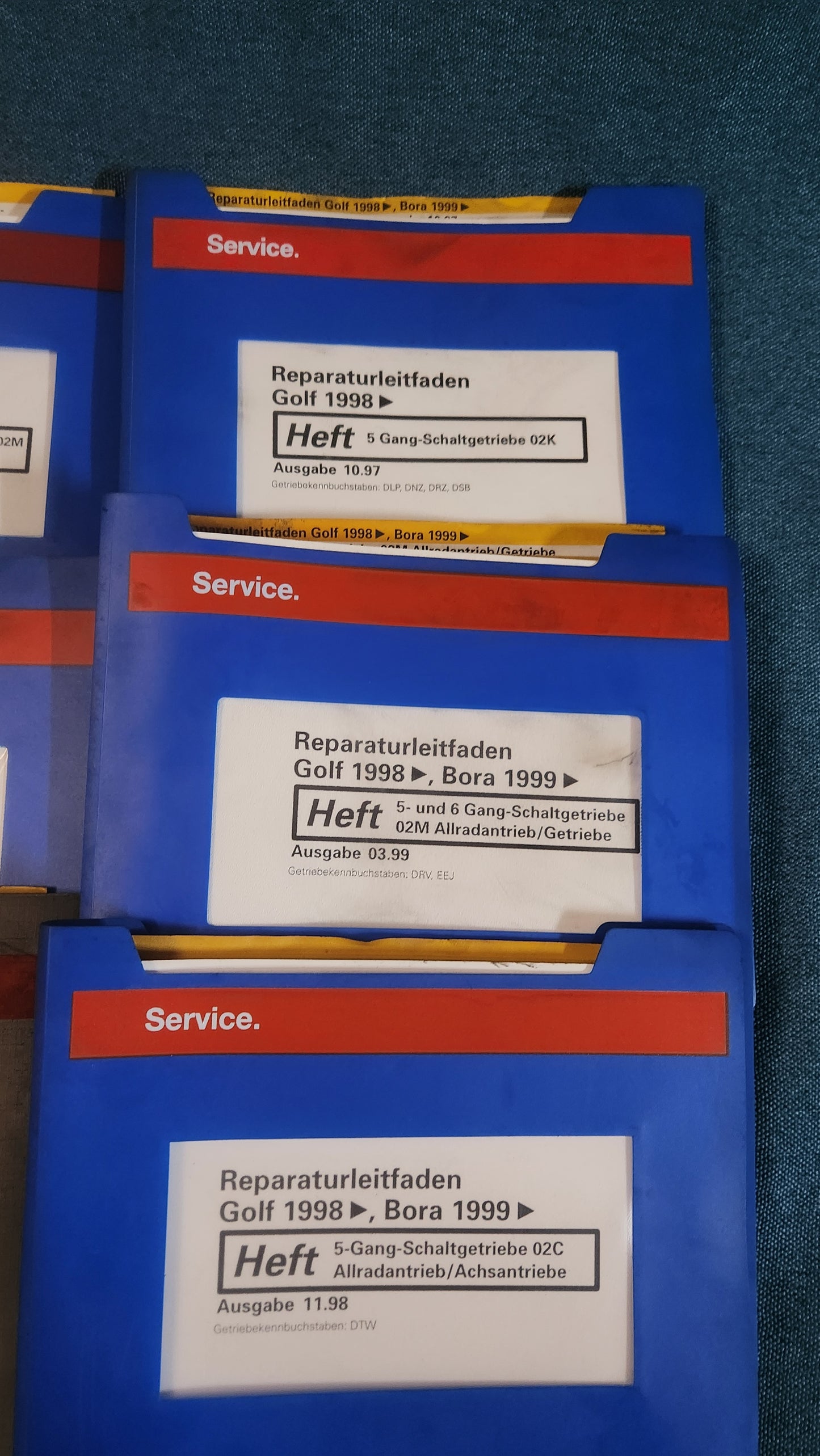 Golf 4/Bora Getriebe Reparaturleitfaden Werkstattbuch