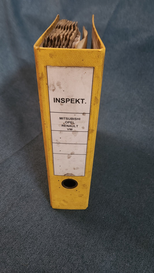 VW Opel Renault Inspektions Plan Ordner Werkstattbuch