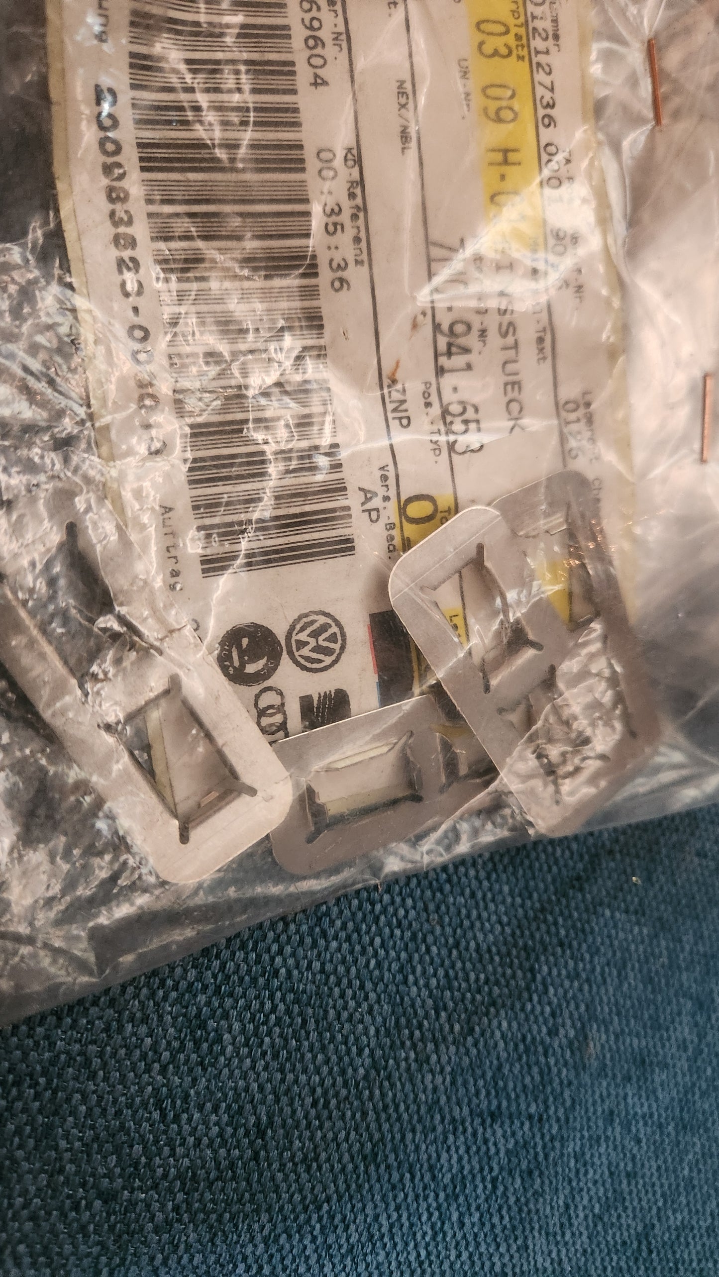 VW Sharan fog light bracket 7M0941653 Nos A3