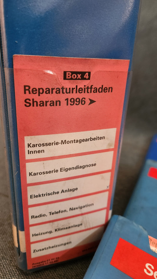 Sharan Reparaturleitfaden Werkstattbuch