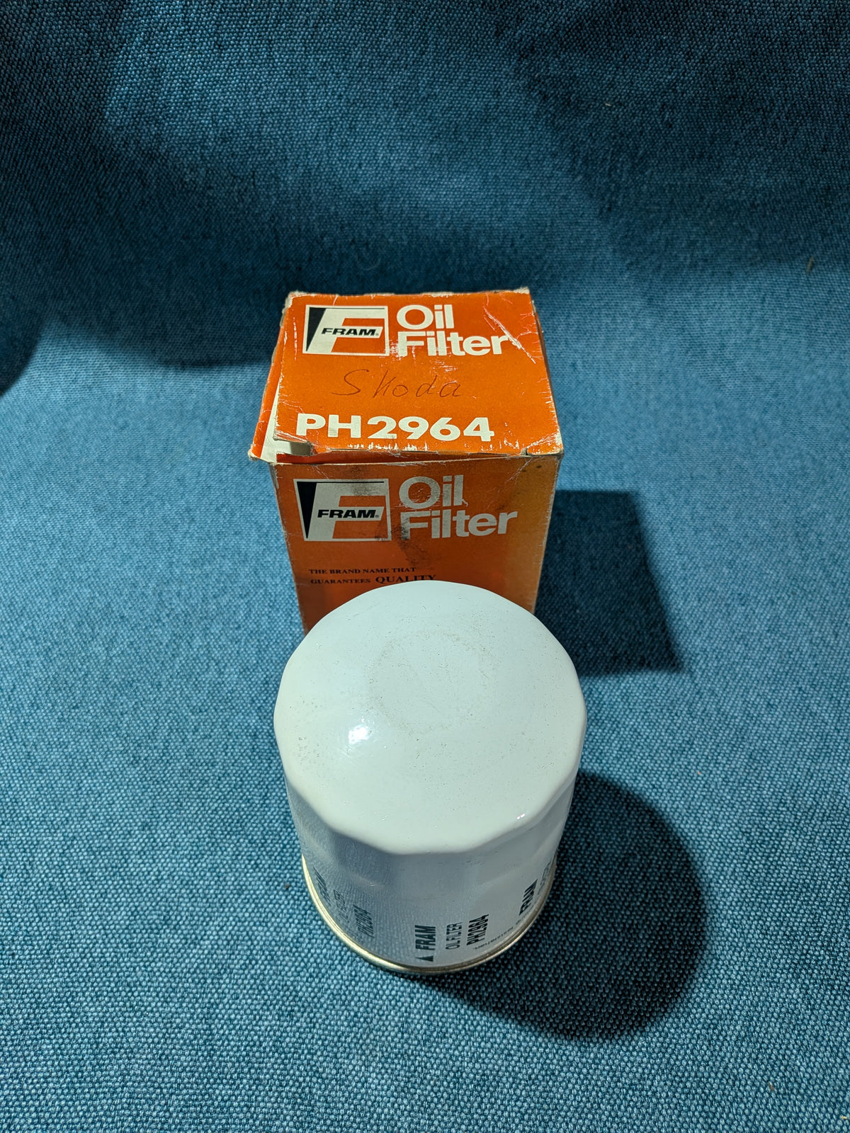 Oil Filter Fram 2964 Taro/Lupo/Fiat/Ritmo/124/127/128/Panda/Tipo/Uno 0003936870 NOS/New A26