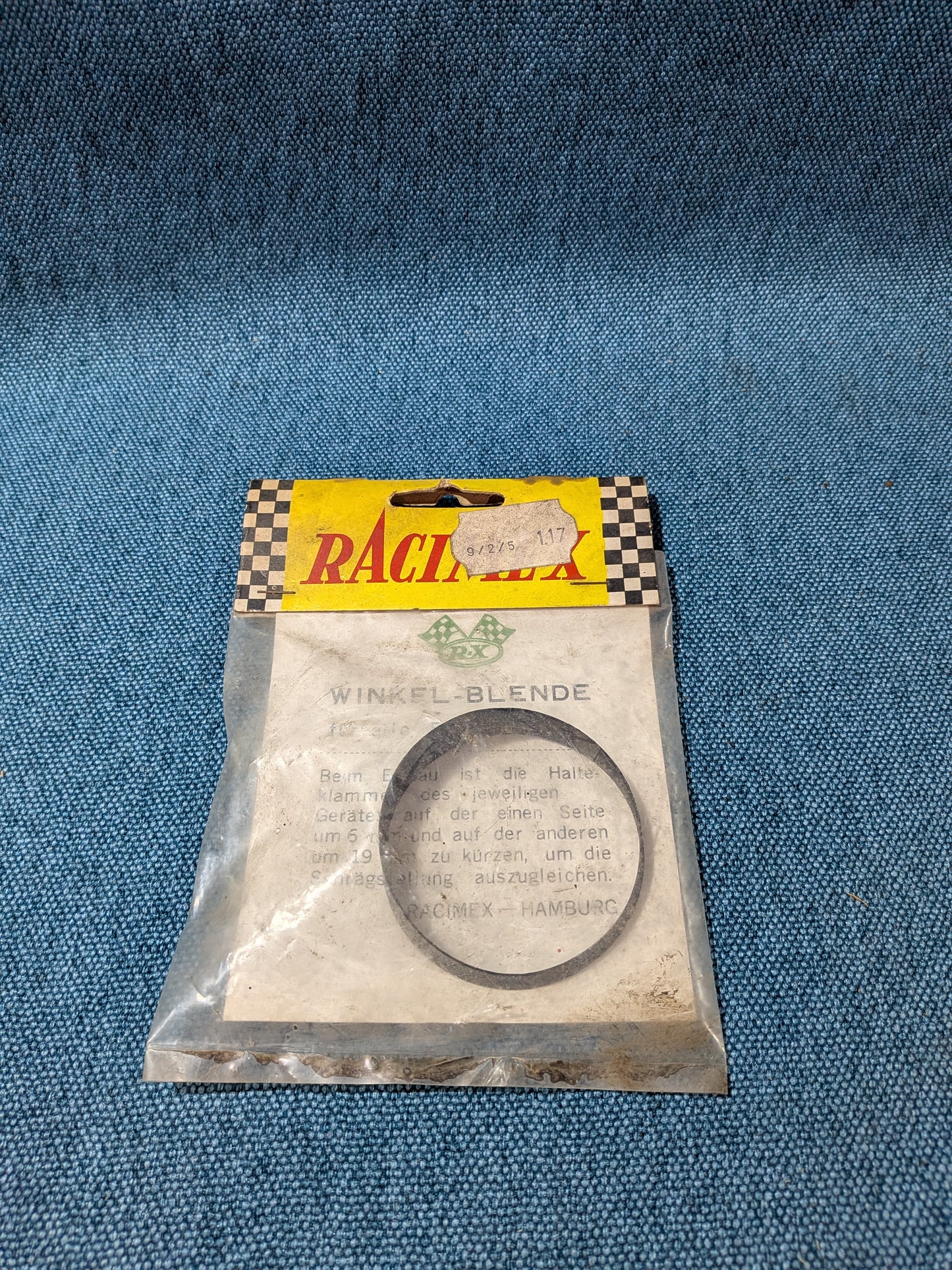 Winkelblende Racimex Zusatzanzeige NOS/Neu J9