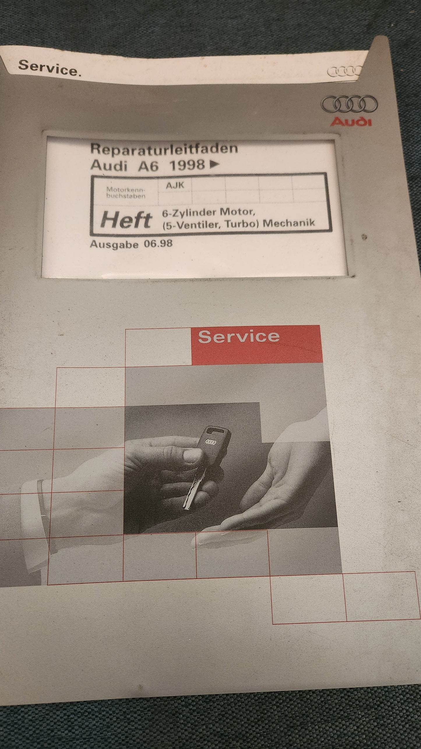 Audi A6 C5 AJK Engine Repair Manual Workshop Manual