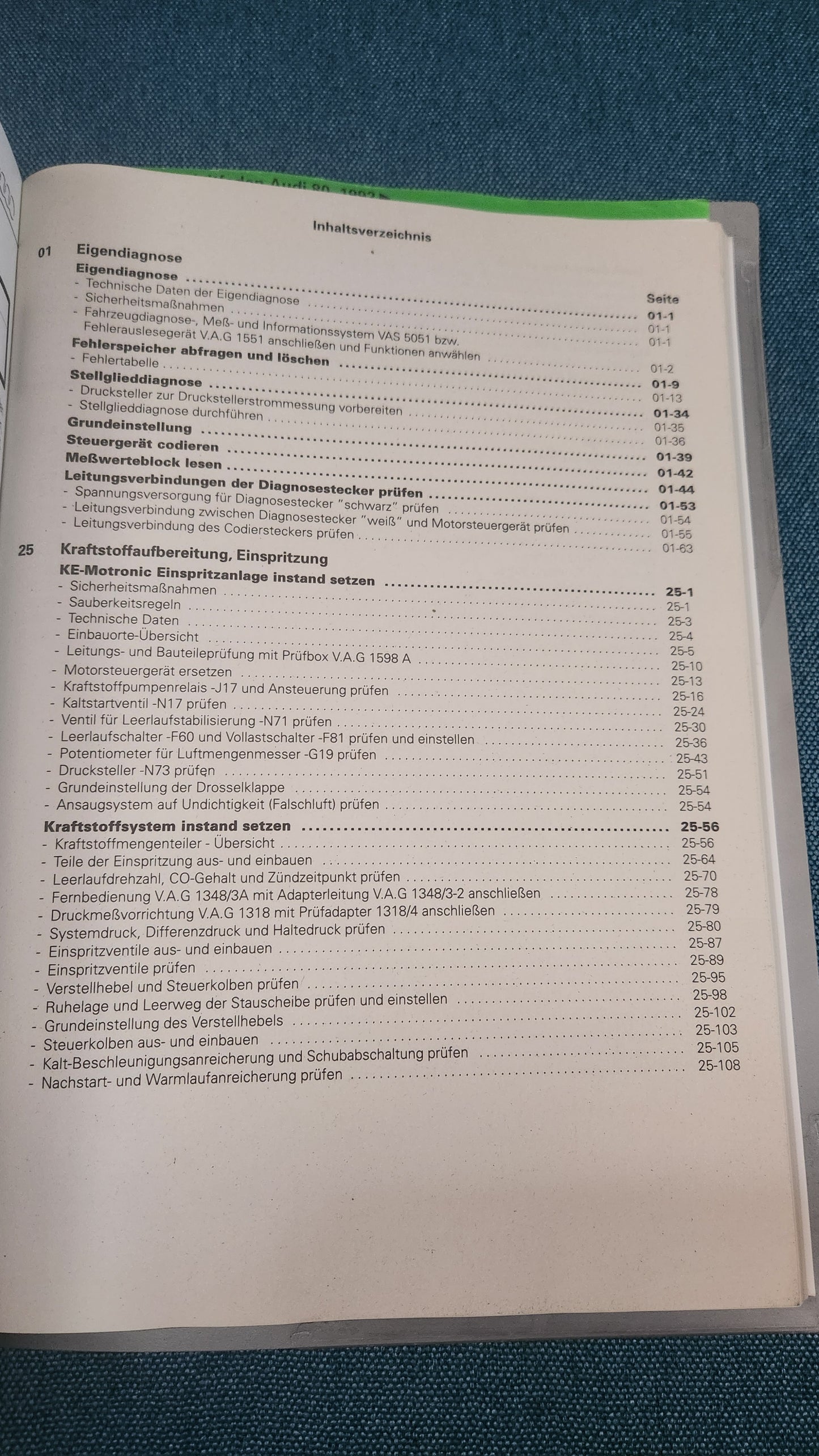 Audi 80 B4 6A ACE engine repair guide workshop book
