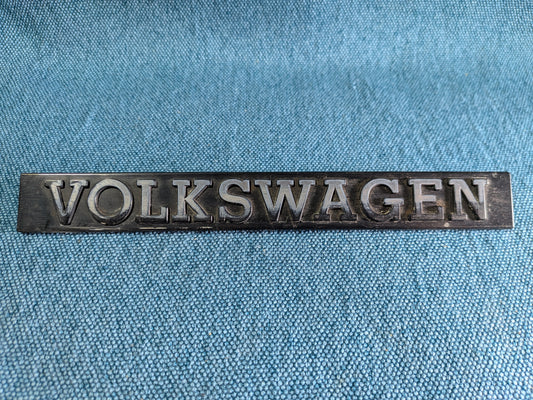 Volkswagen Schriftzug Emblem Golf/Jetta/1/Polo1/Passat B1 171853685A Gebraucht B10