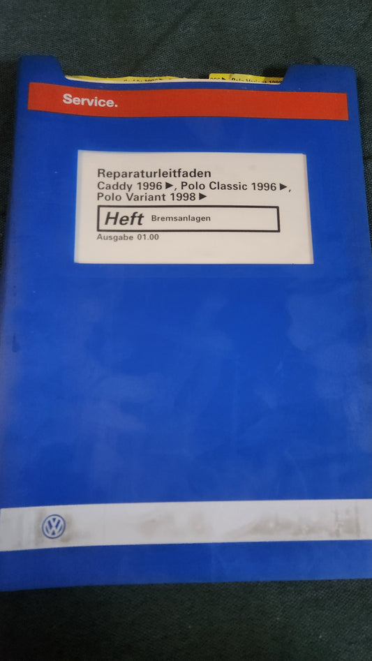 Polo 6N Caddy 9KV Bremsanlagen Reparaturleitfaden Werkstattbuch