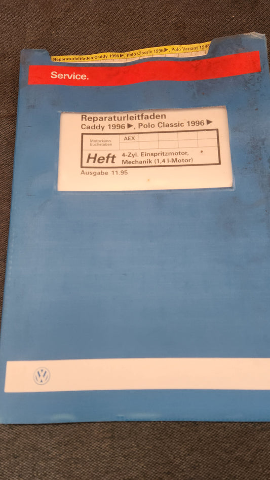 Polo 6N Caddy 9KV AEX Motor Reparaturleitfaden Werkstattbuch
