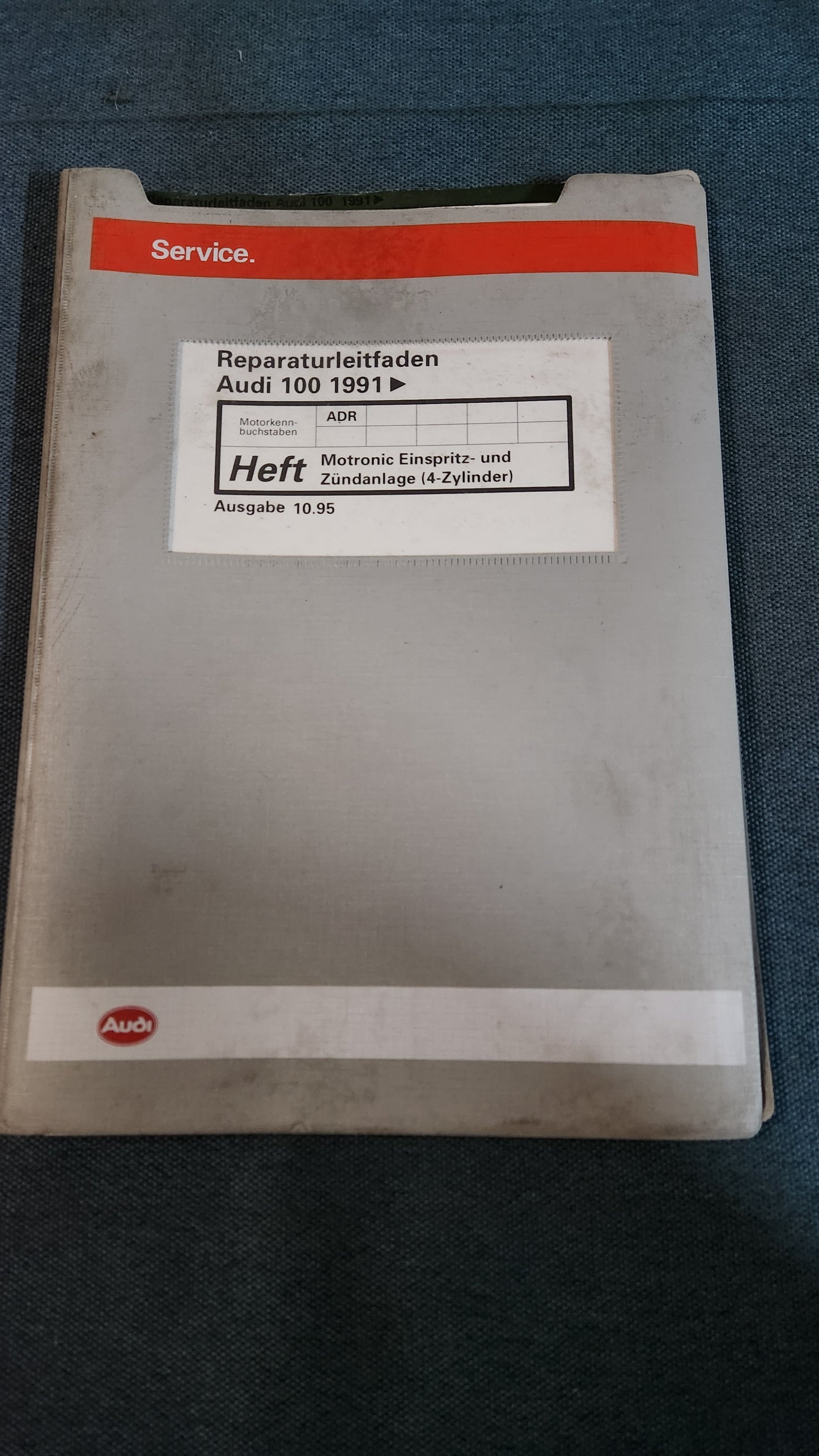 Audi 100 C4 ADR Engine Repair Manual Workshop