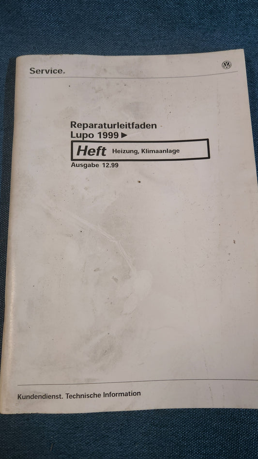 Repair manual, workshop manual