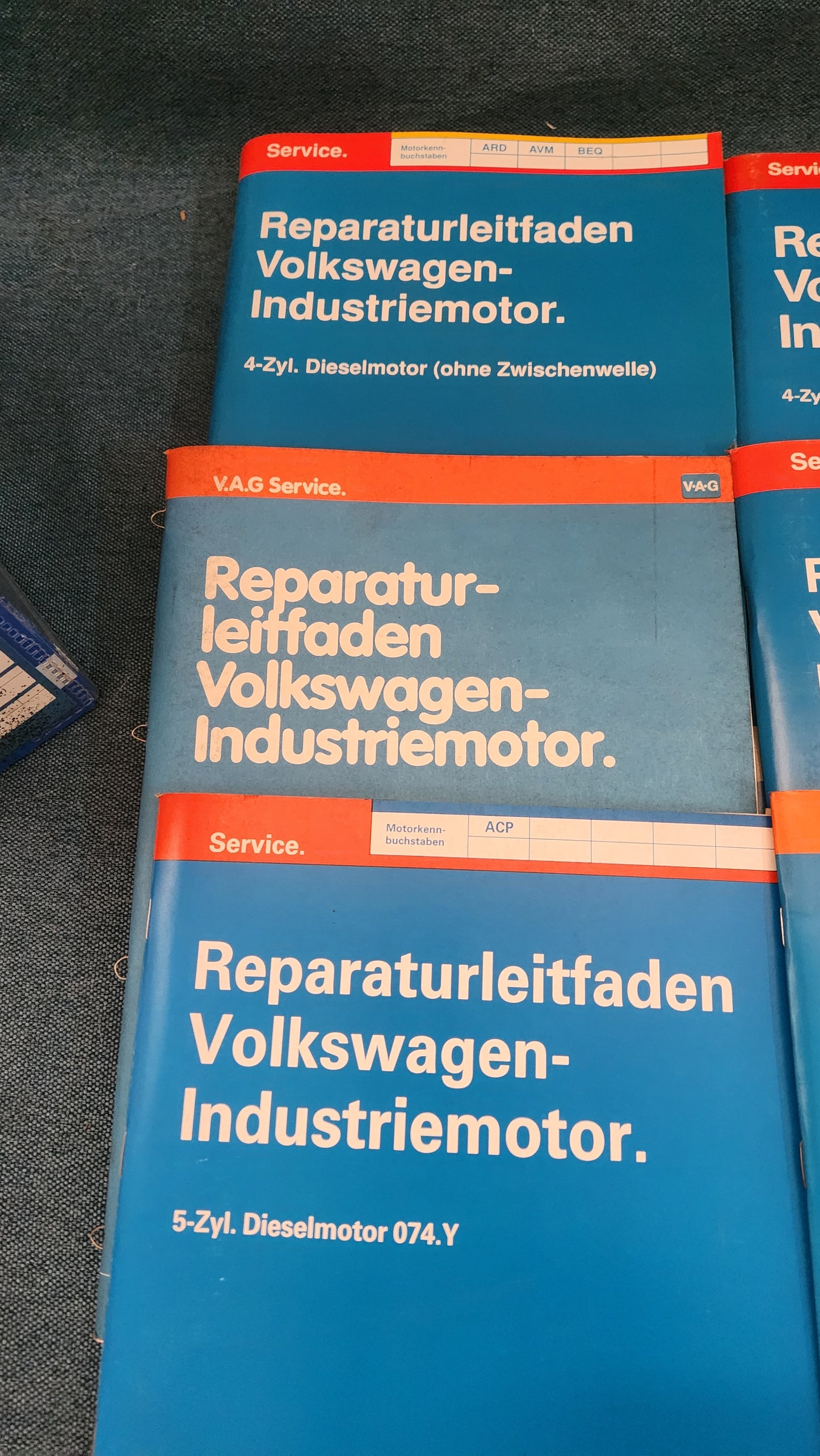 Volkswagen Industriemotor Reparaturleitfaden Werkstattbuch