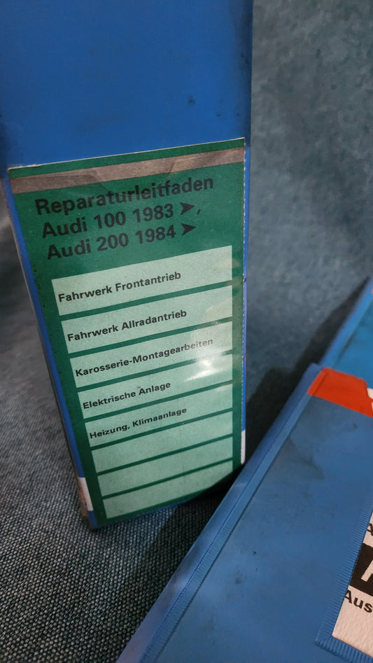 Audi 100/200 C3 Reparaturleitfaden Werkstattbuch