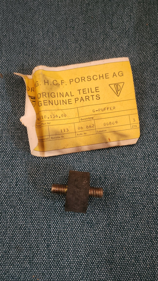 Rubber buffer intercooler Porsche 924/944 93111013600 NOS I8