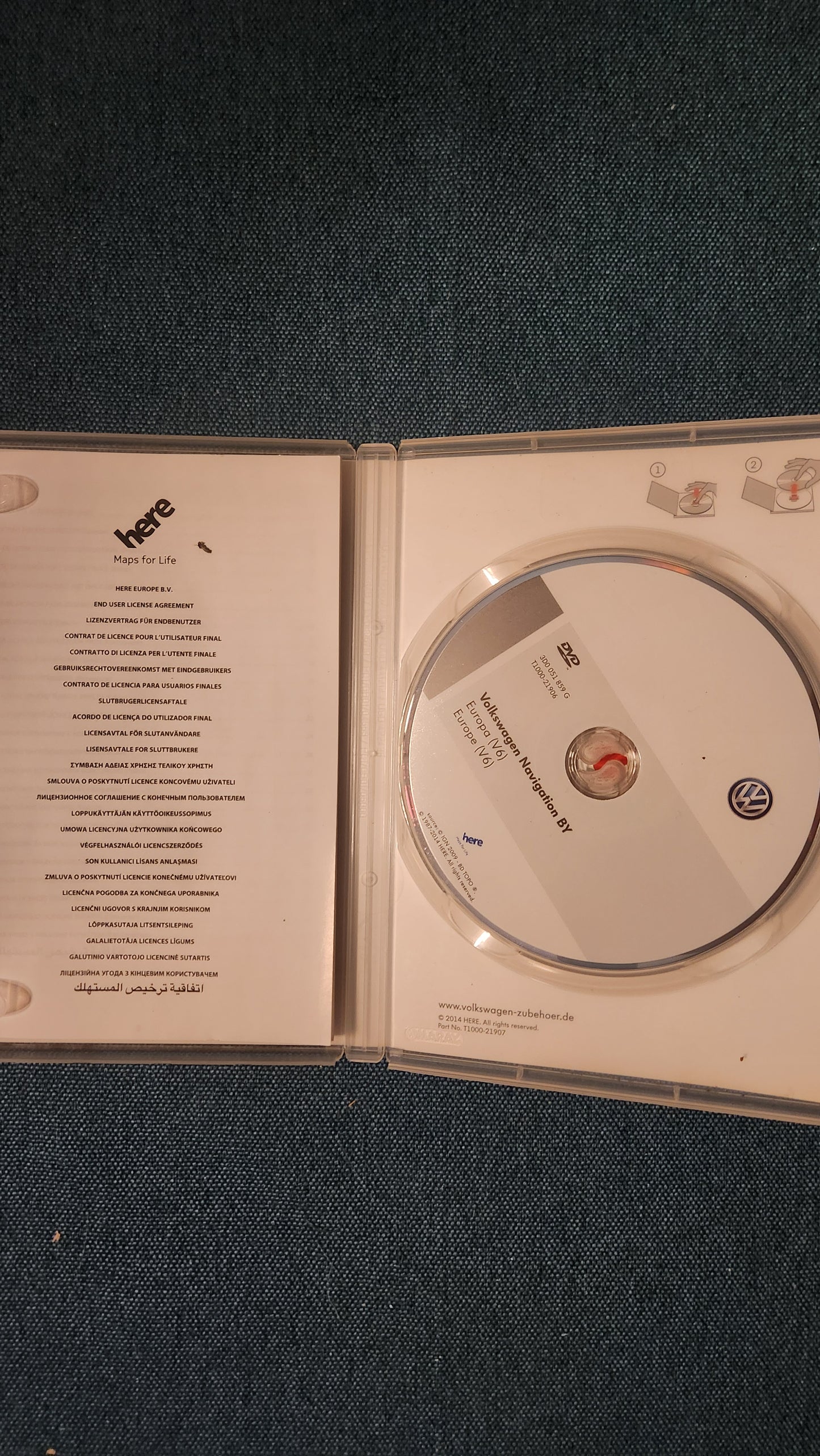 Volkswagen Navigation BY Europa V6 CD