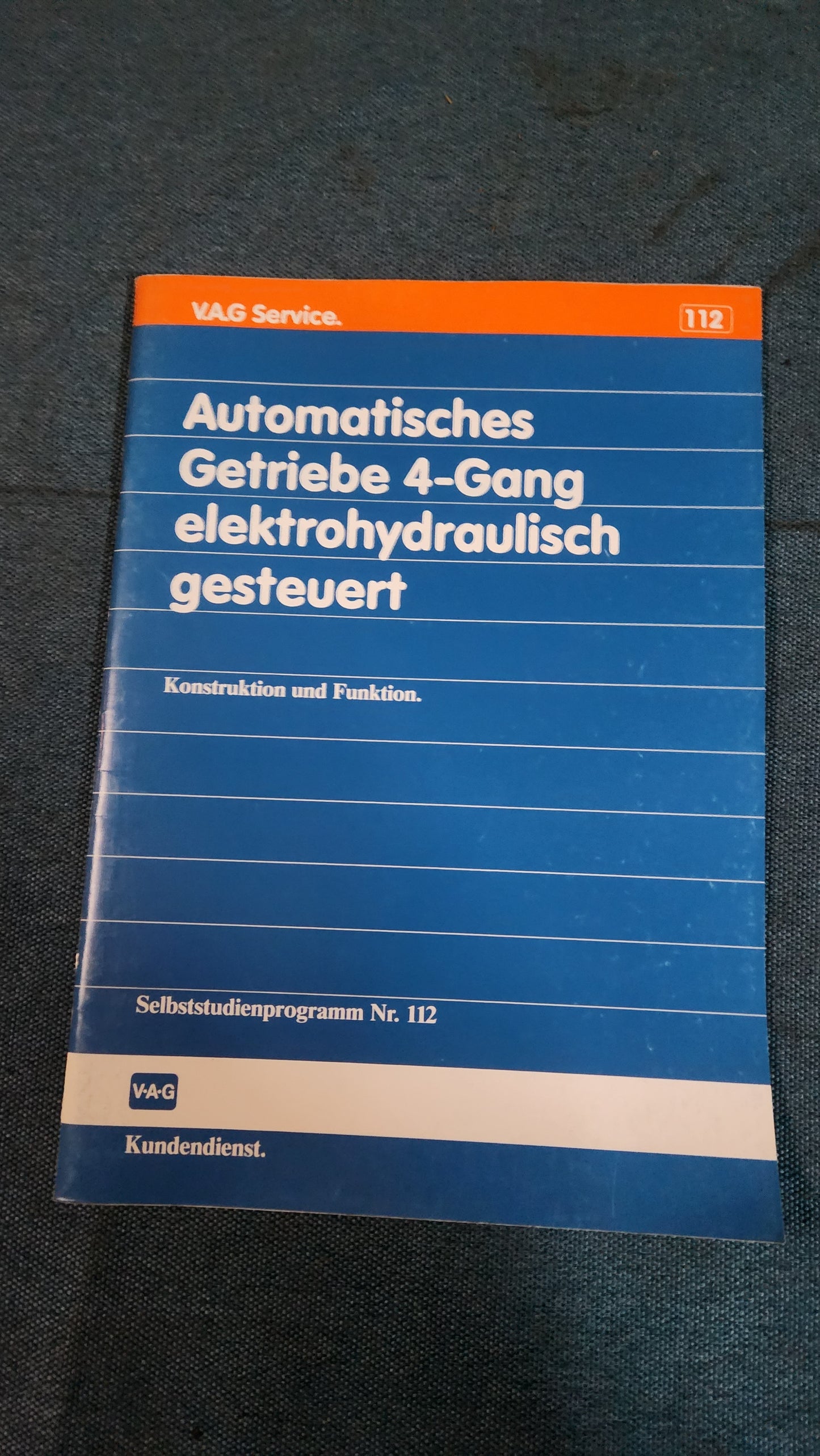 4-speed electro-hydraulically controlled automatic transmission Self-study program No. 112 Workshop manual