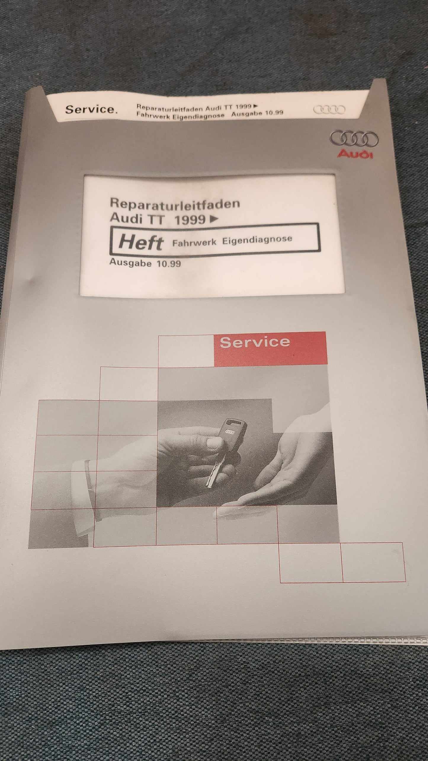 Audi TT 8N Fahwerk Eigendiagnose Reparaturleitfaden Werkstattbuch