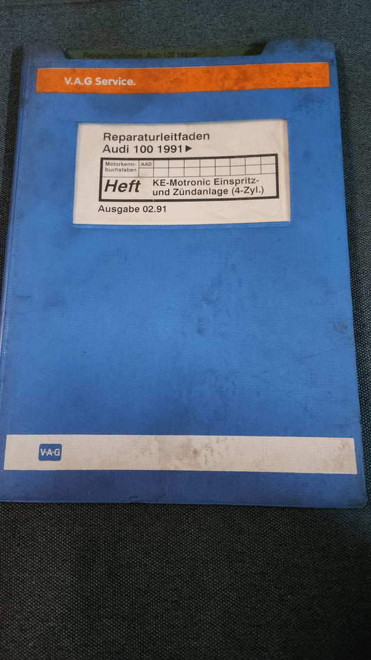 Audi 100 C4 AAD Motor Reparaturleitfaden Werkstatt
