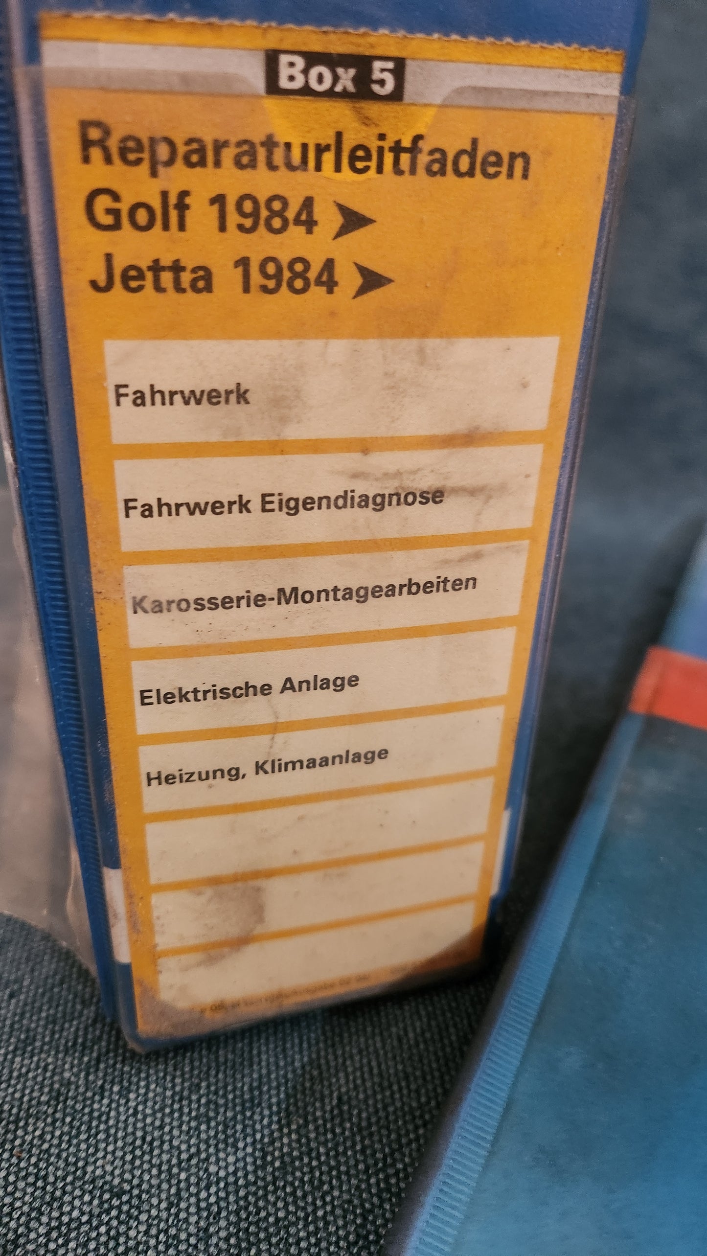 Repair manual, workshop manual