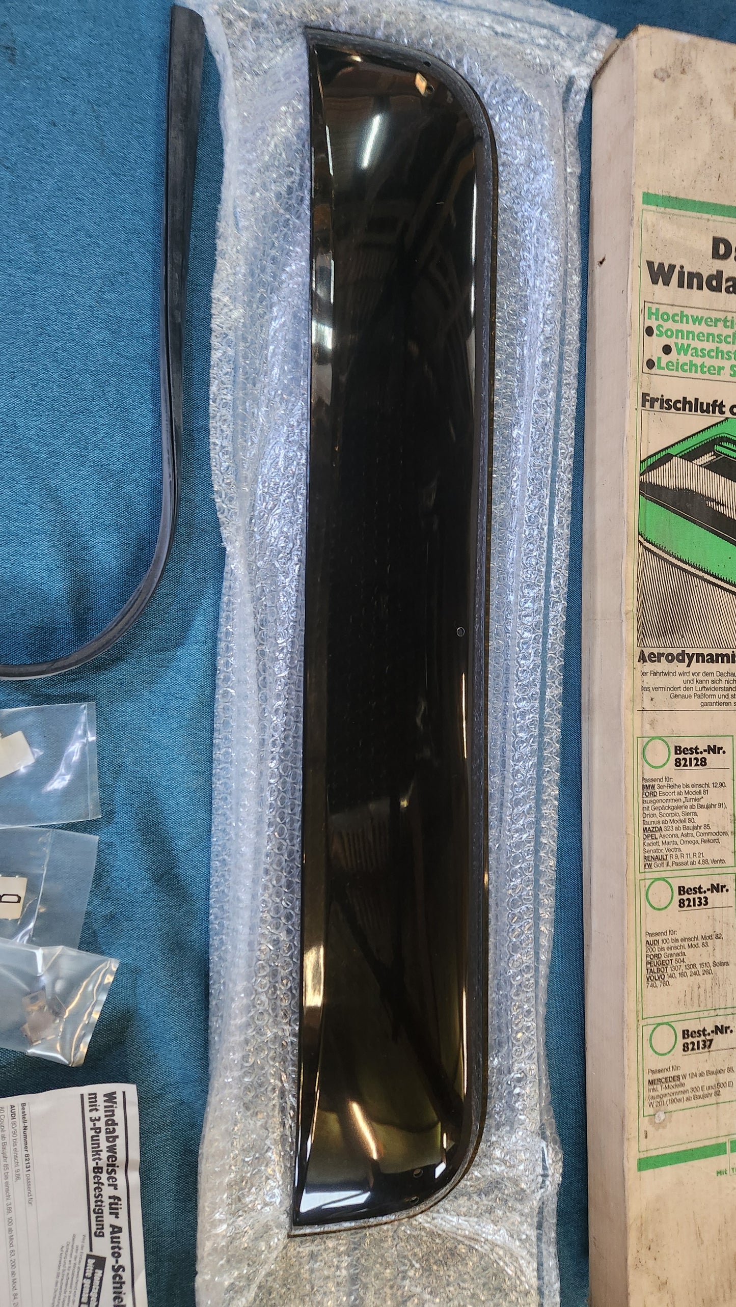 Windabweiser Original Vw/Audi Golf1/2/Jetta1/2/Passat B2/B3/Polo1/86C/Scirocco 1/2/Santana/Audi80B2/B3/100/200/C3/V8 072198 Nos T1/2