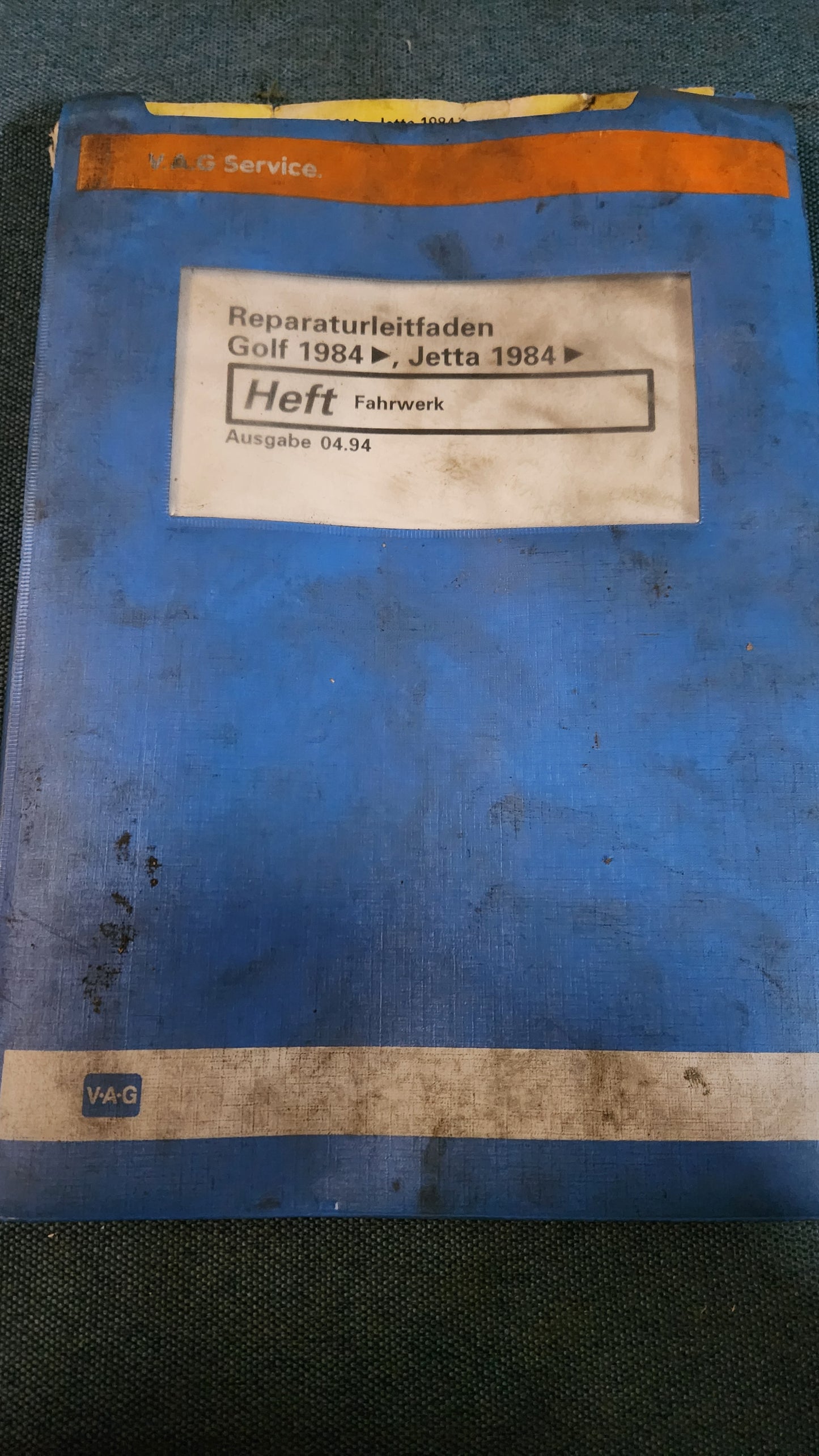 Golf 2 / Jetta 2 Fahrwerk Reparaturleitfaden Werkstattbuch