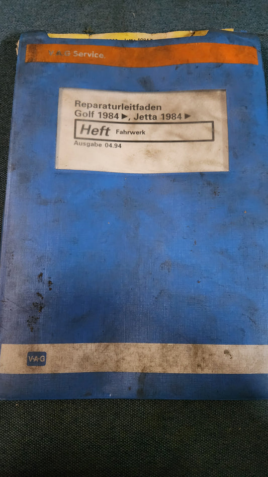 Golf 2 / Jetta 2 Fahrwerk Reparaturleitfaden Werkstattbuch