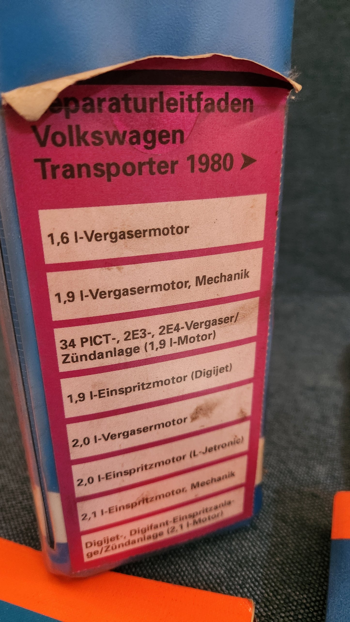 T3 Bus Transporter Reparaturleitfaden Werkstattbuch Z2