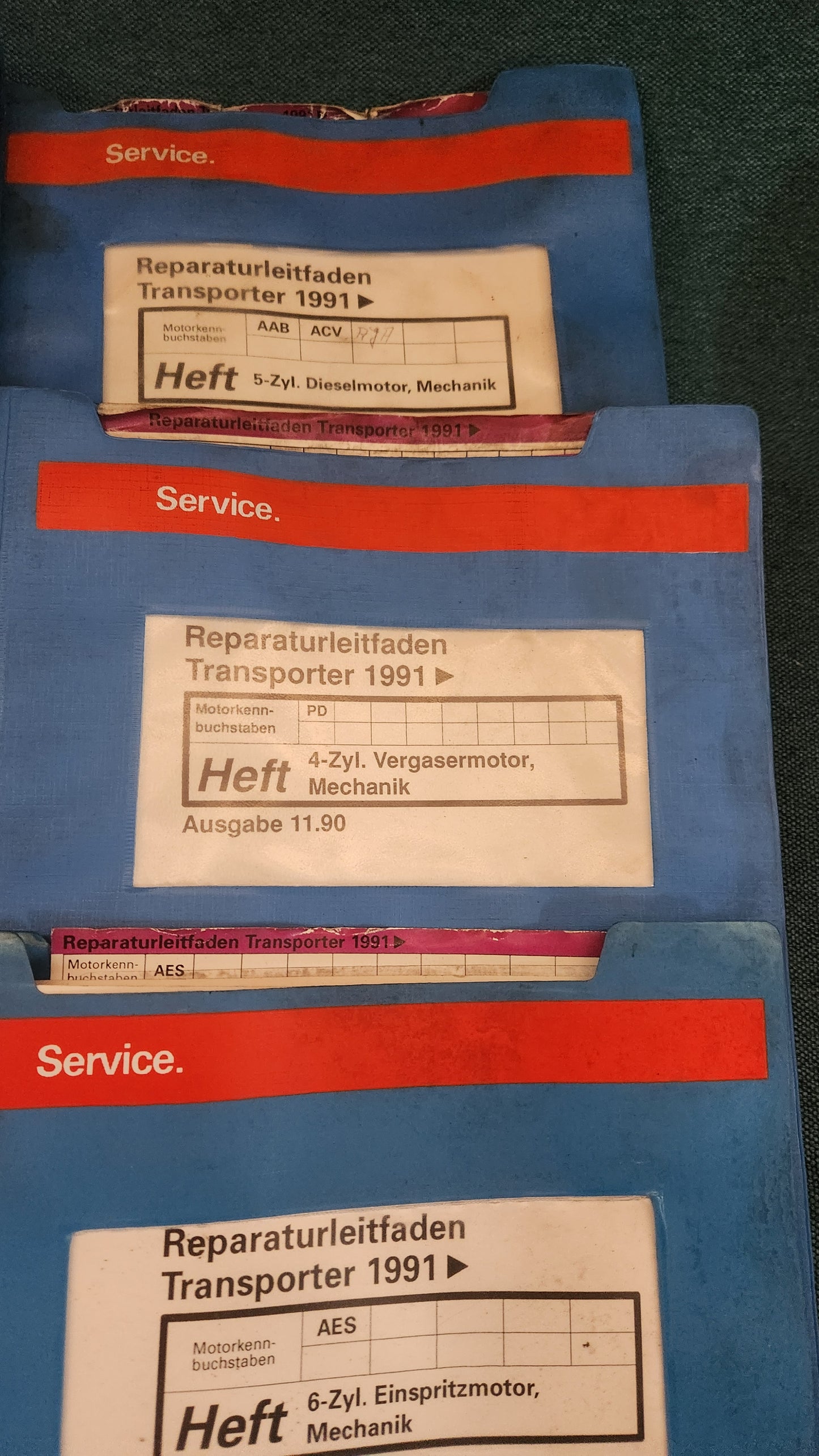 T4 Bus Reparaturleitfaden Werkstattbuch Z1