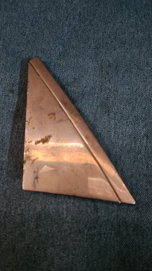 Mercedes W123 Spiegeldreieck Chrom Abdeckung Spiegel 1237250211 Gebraucht D3