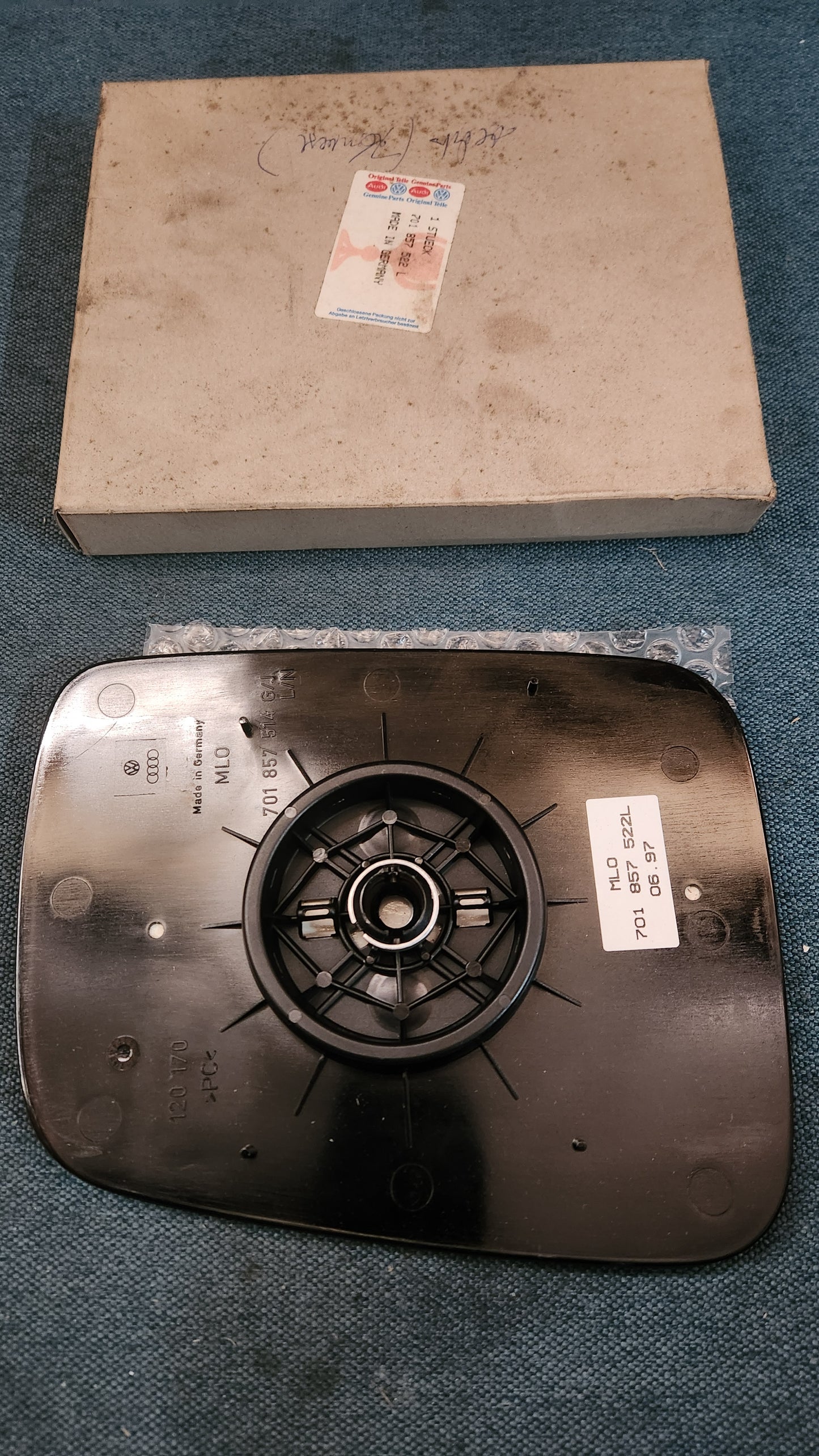 T4 Bus Spiegel Glas 701857522L Nos G4