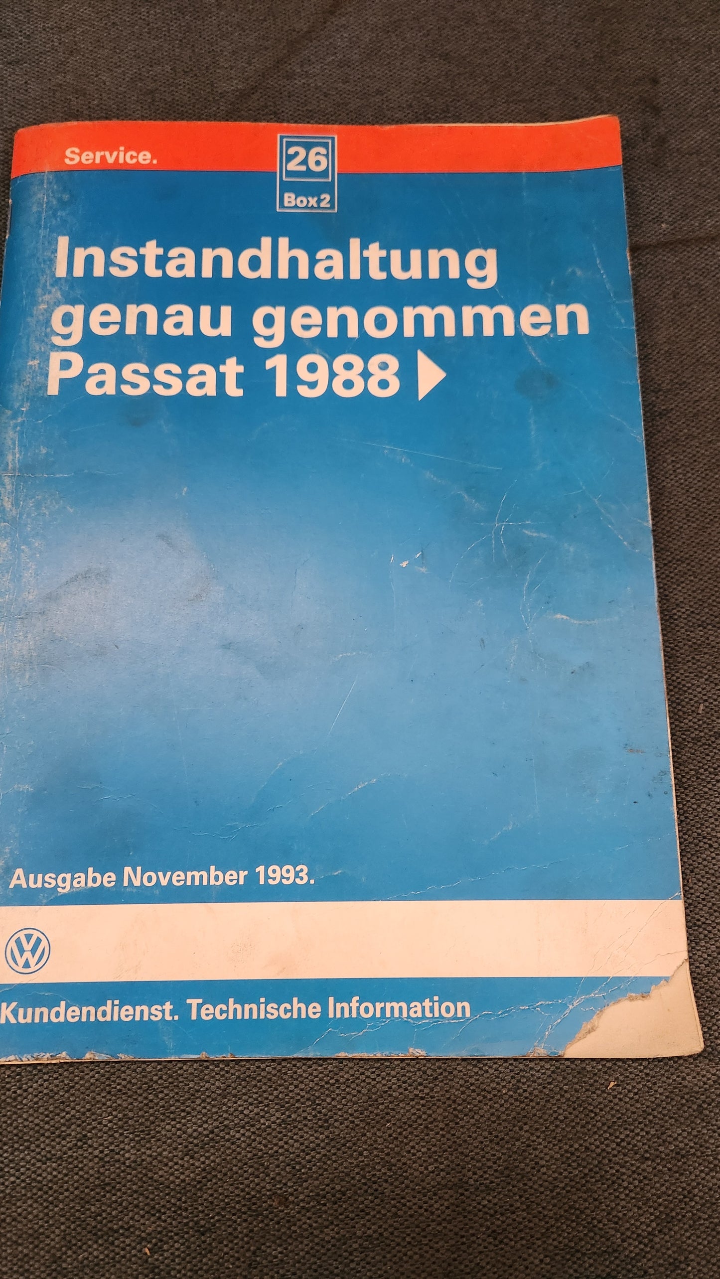 Passat B3 35I Instandhaltung genau genommen Reparaturleitfaden Werkstattbuch