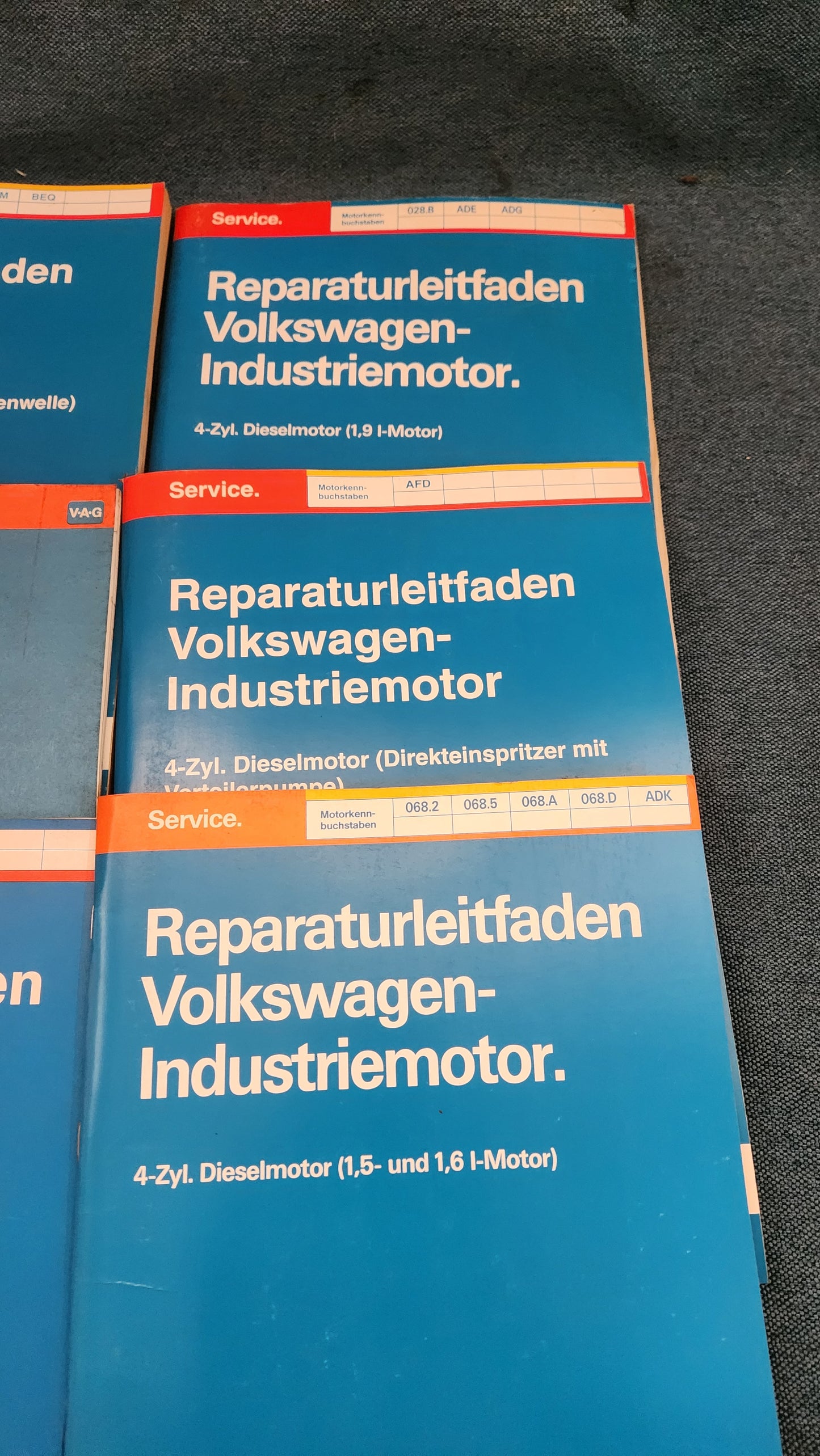 Volkswagen Industriemotor Reparaturleitfaden Werkstattbuch