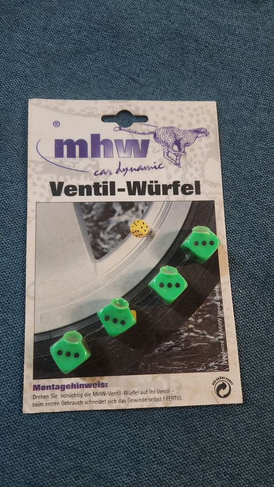 MHW Ventilkappen Würfel Grün Nos Universal