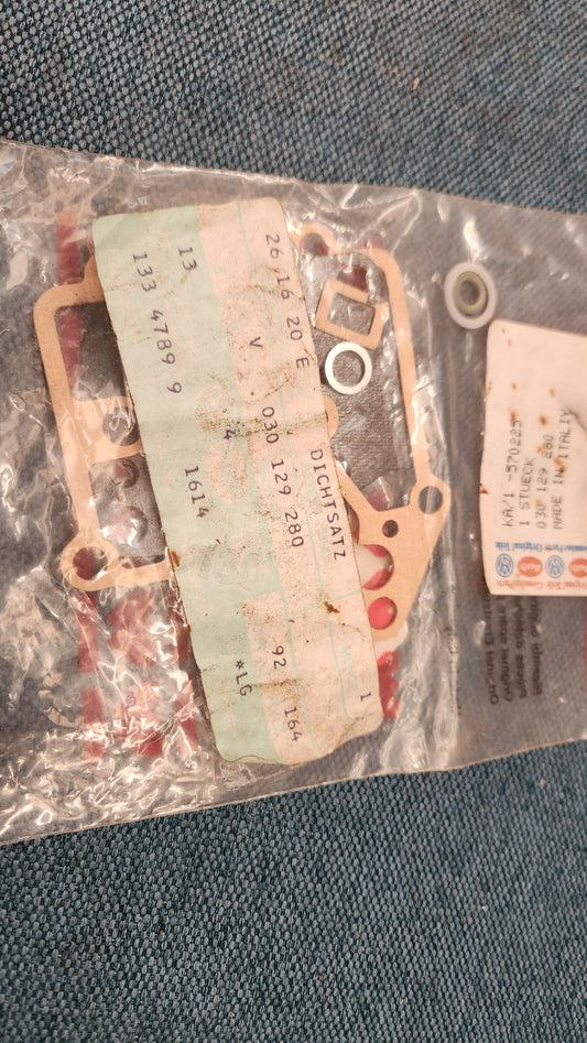 Golf 1 Polo 1 86C Corsa Kadett Tipo  Wartburg 32/34 TLA Vergaser Dichtung 030129280 Nos A3